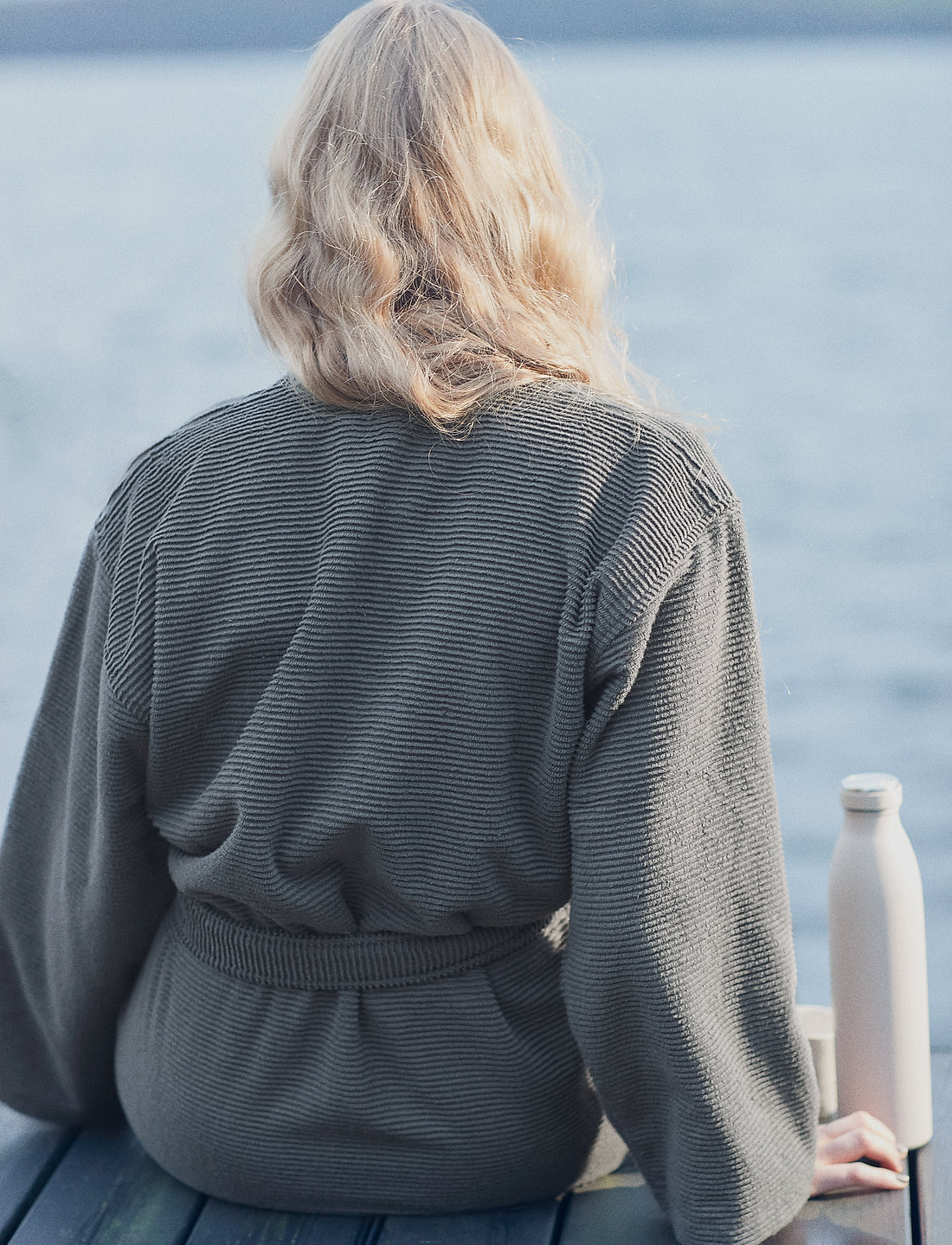 compliments - Slow Bath Robe - igapäevane stiil - grey - 4