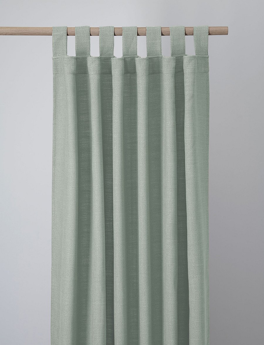 compliments - Ivalo Curtain 140x260 cm w/loops - fertiggardinen - light green - 0