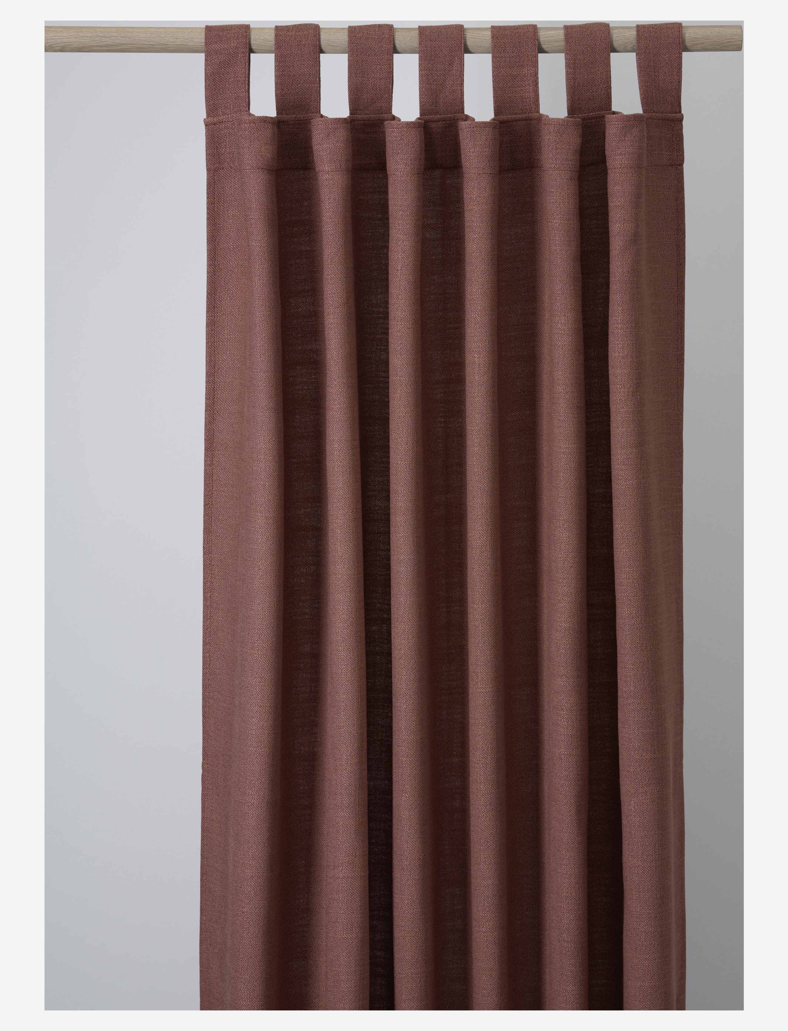 compliments Ivalo Curtain 140x260 cm w/loops - Textilien - ROSE / red