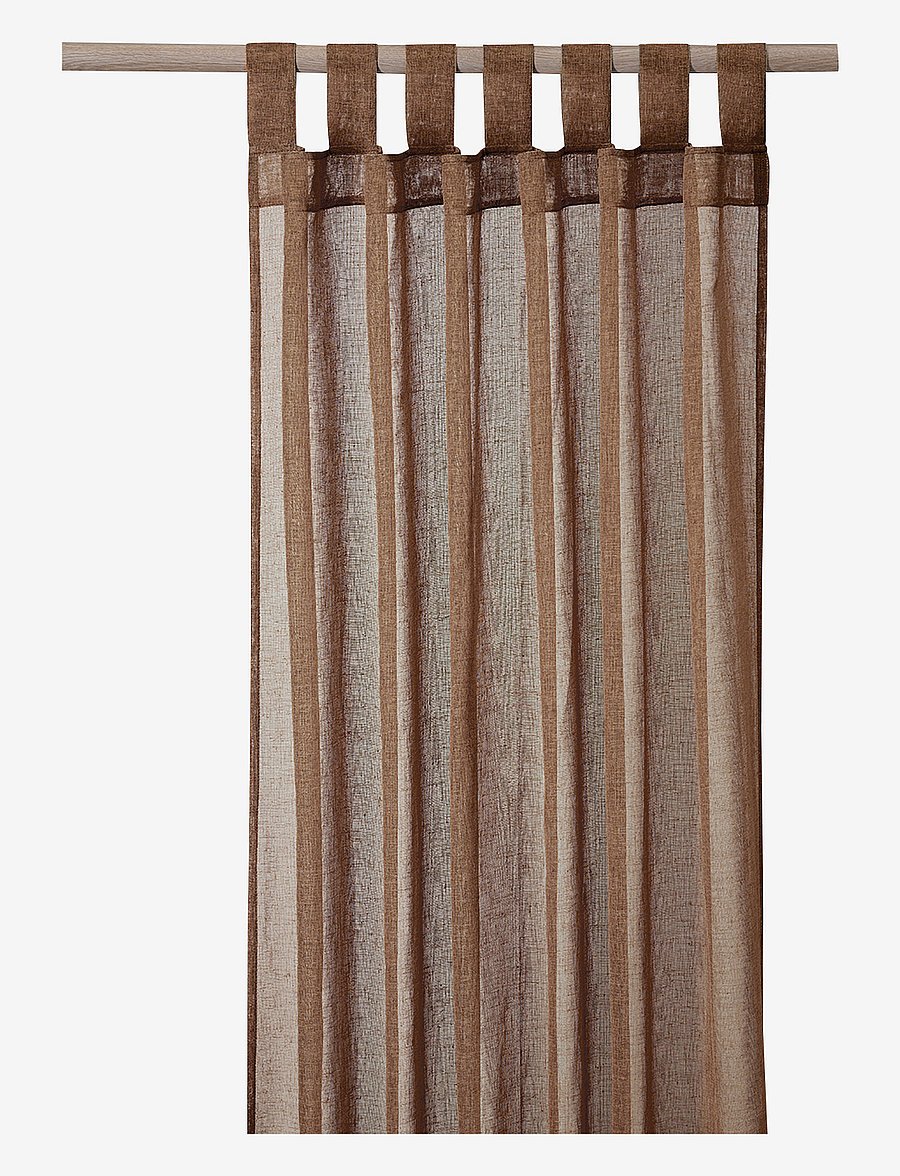 compliments - Boho Curtain 140x230 cm w/loops - fertiggardinen - brown - 0