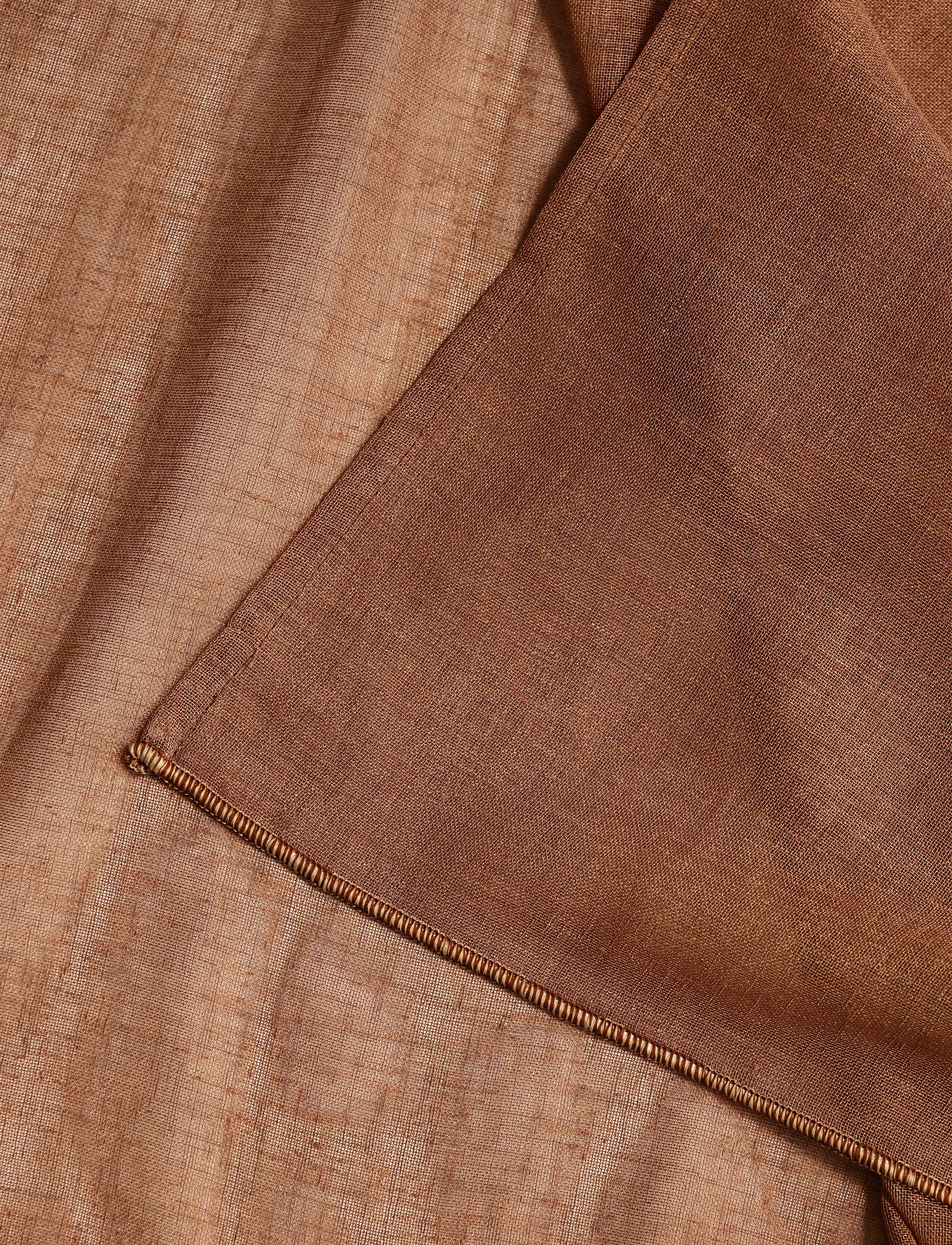 compliments - Boho Curtain 140x230 cm w/loops - gardinlængde - rust - 2