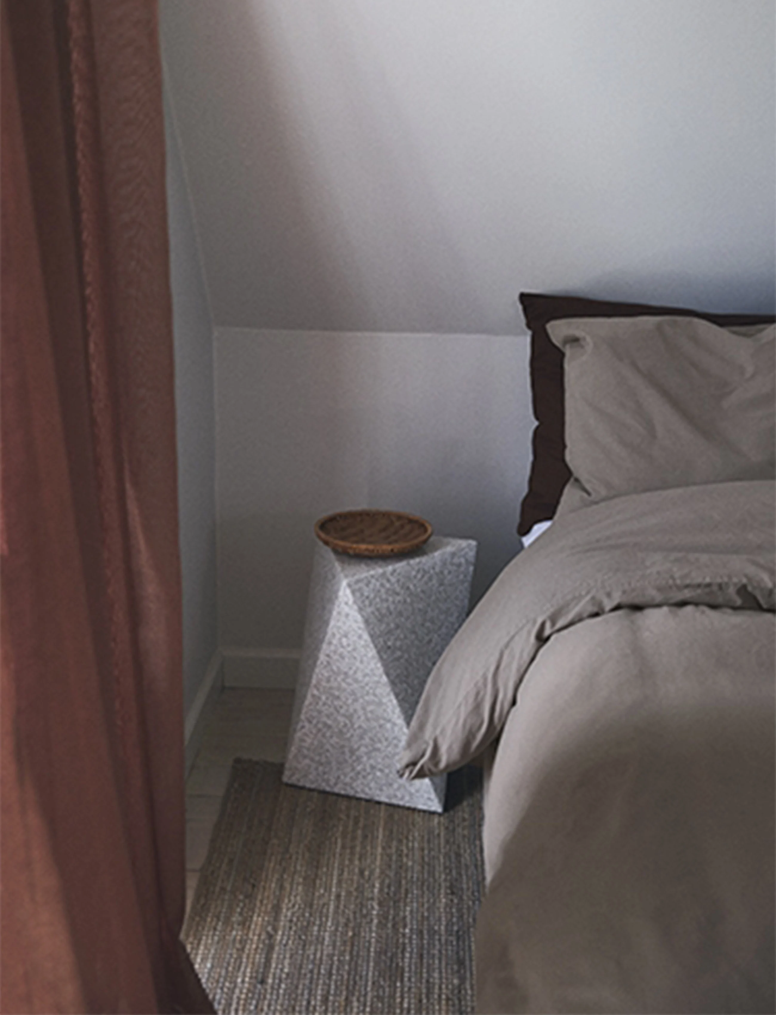compliments - Boho Curtain 140x230 cm w/loops - gardinlængde - rust - 3