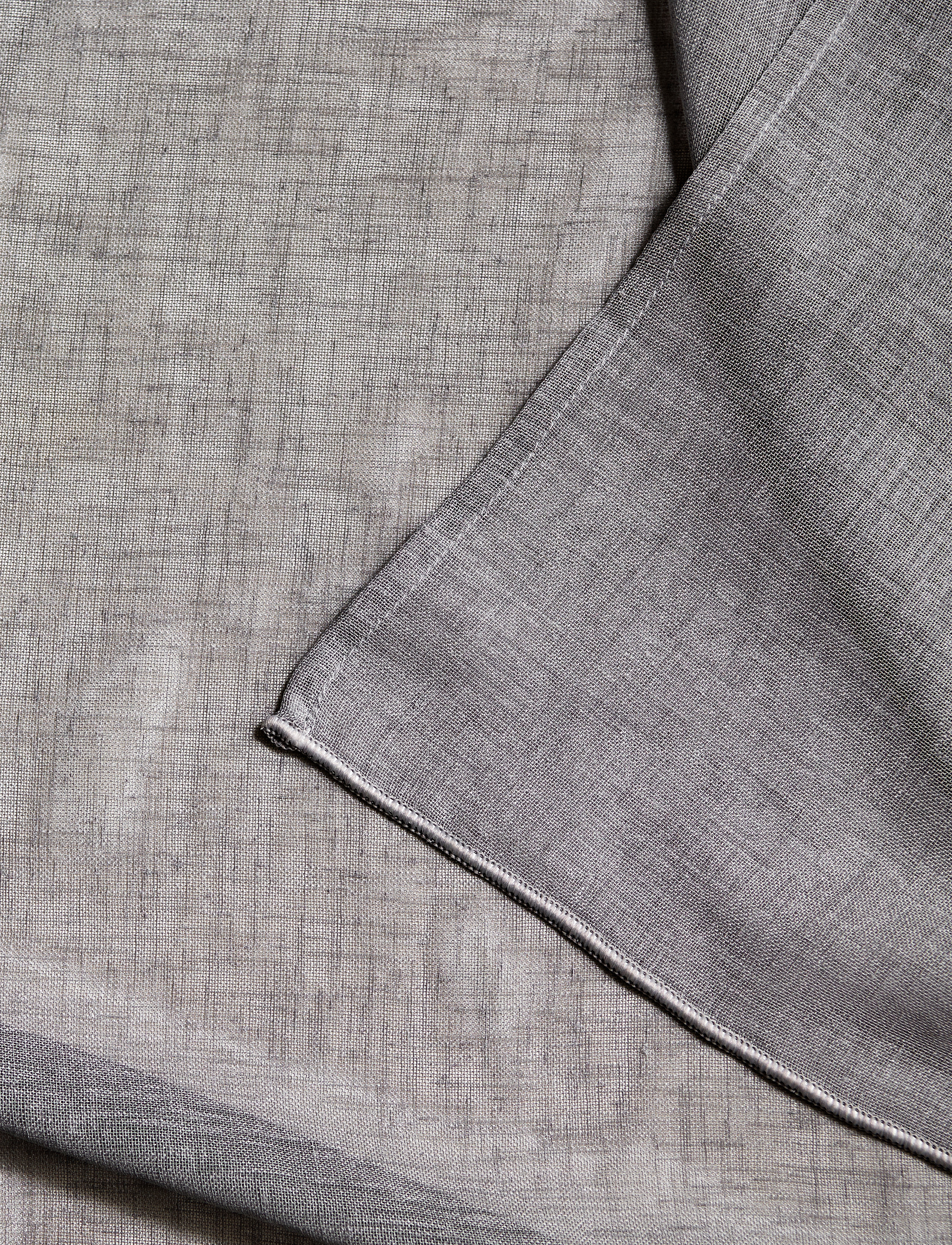 compliments - Boho Curtain 140x260 cm w/loops - gardinlængde - grey - 2