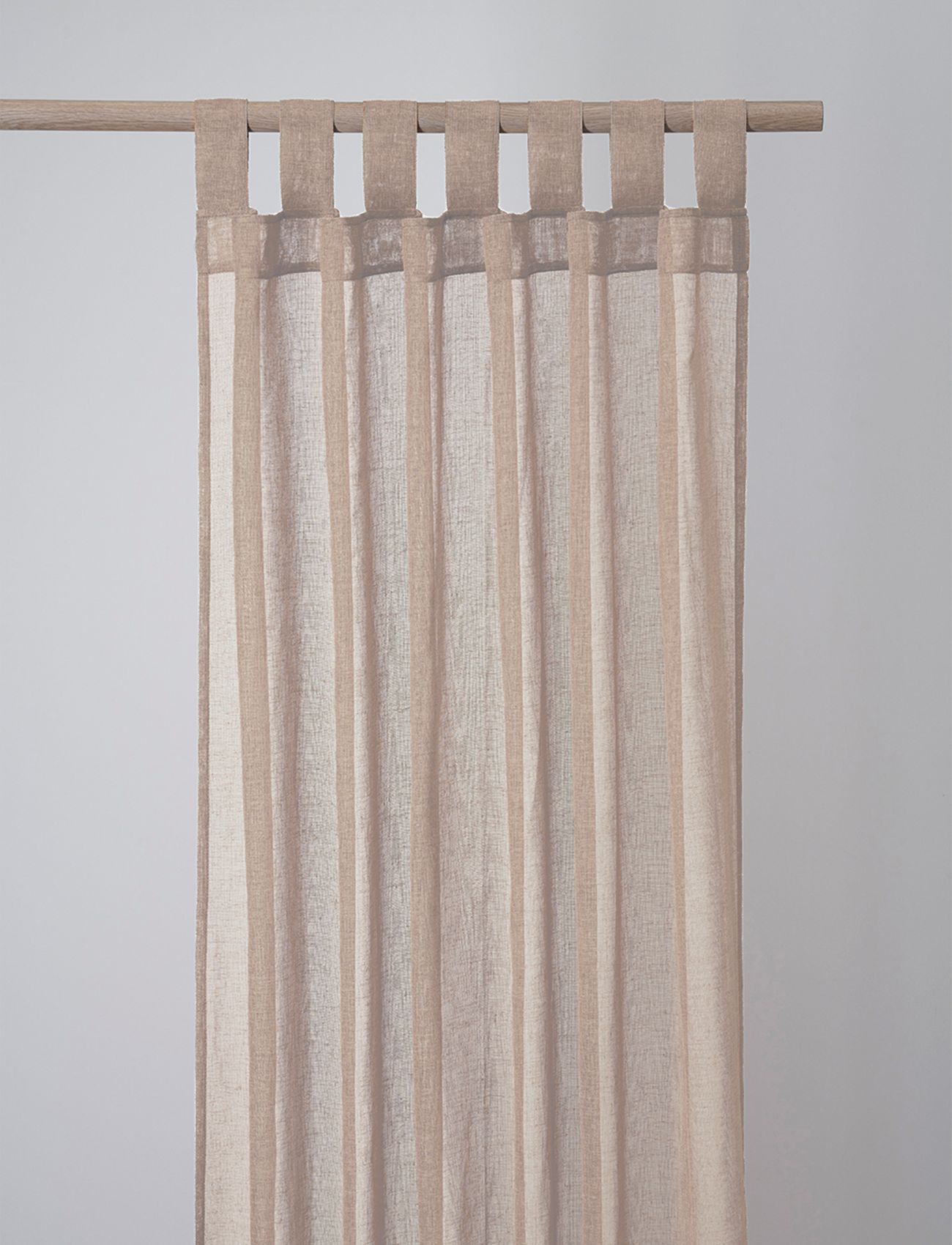 compliments - Boho Curtain 140x260 cm w/loops - fertiggardinen - sand - 0