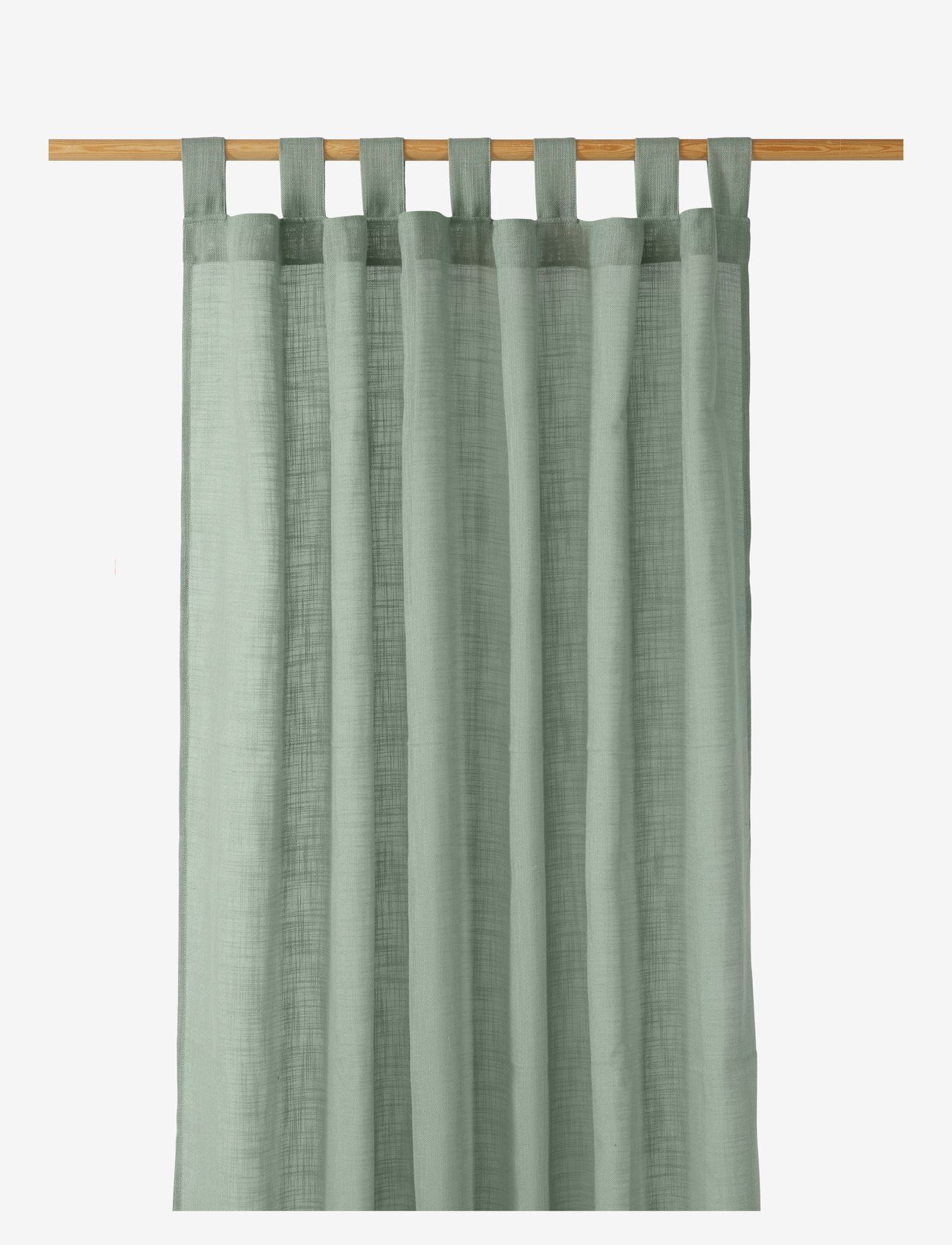 compliments Nivo Curtain 140x230 cm w/loops - compliments - DUSTY GREEN / green