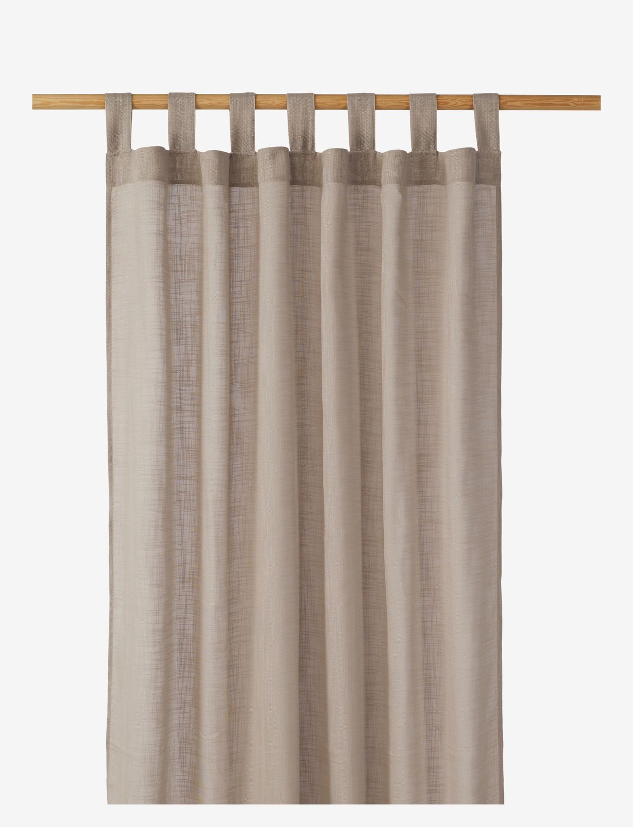 compliments - Nivo Curtain 140x260 cm w/loops - gardinlængde - sand - 1