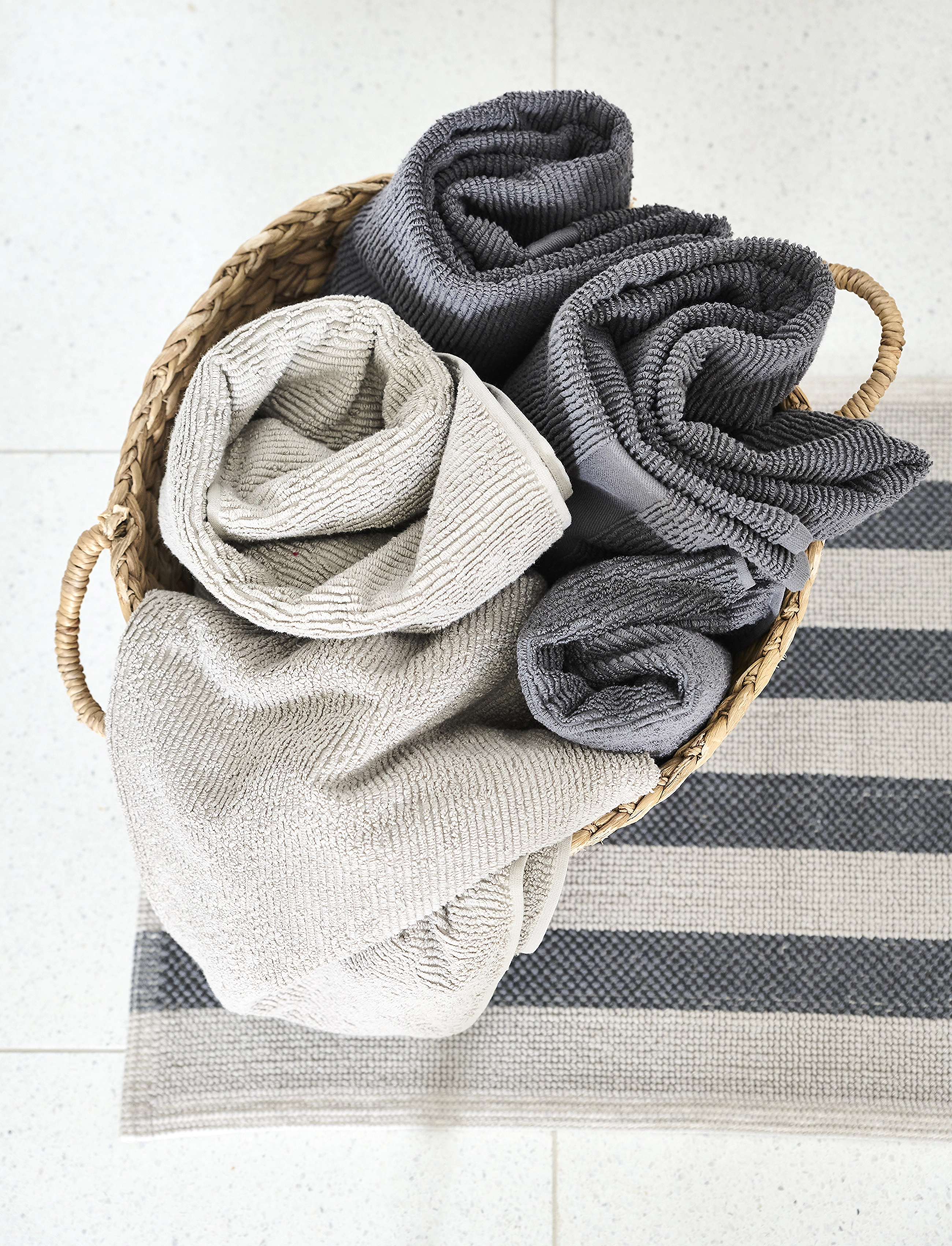 compliments Basin Rug, 50X80 cm, Rugs & Carpets, Grau - Bath Rugs, Homeware