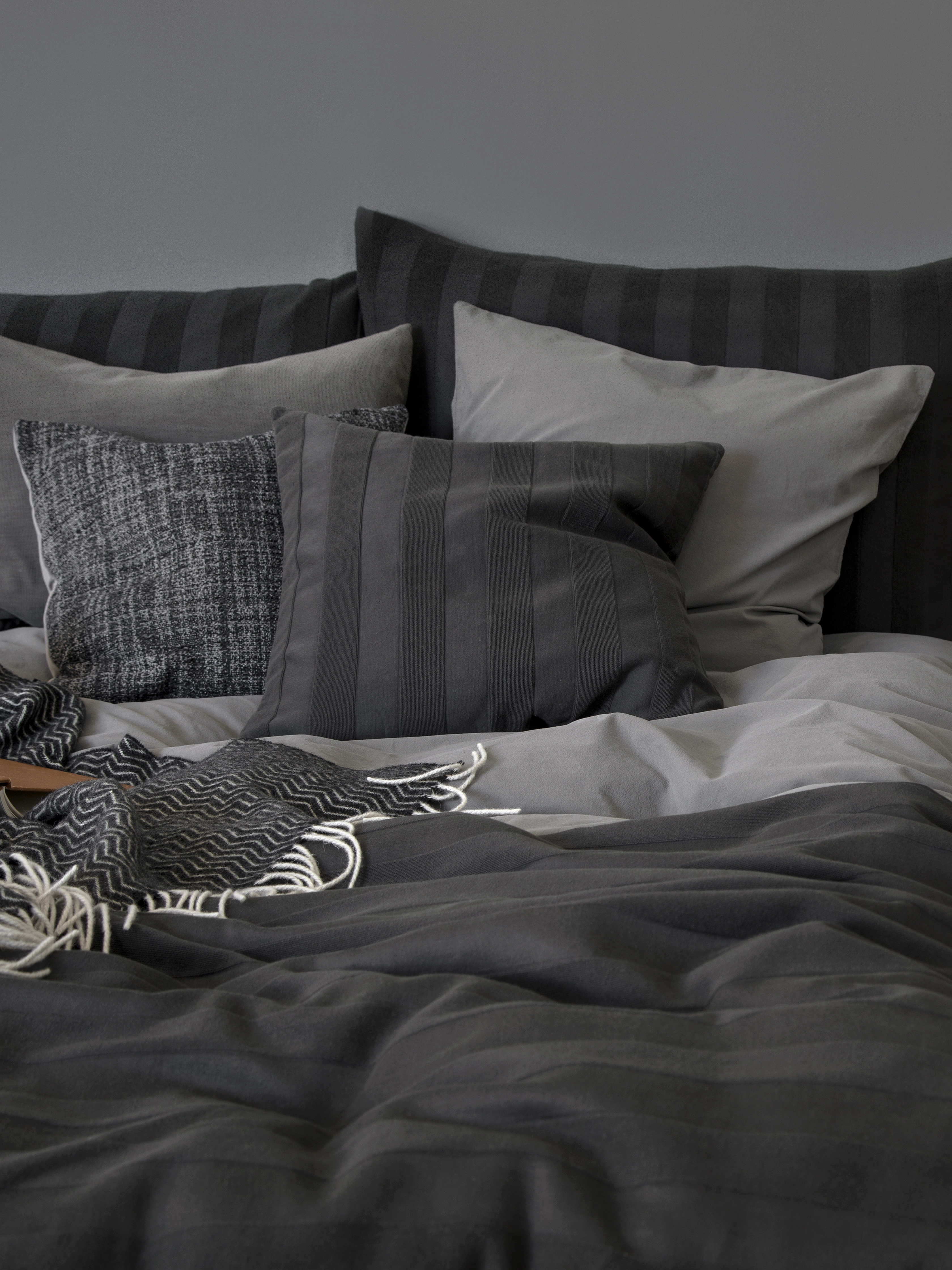 compliments - Alfred 50x50 cm 2-pack - pudebetræk - anthracite - 1