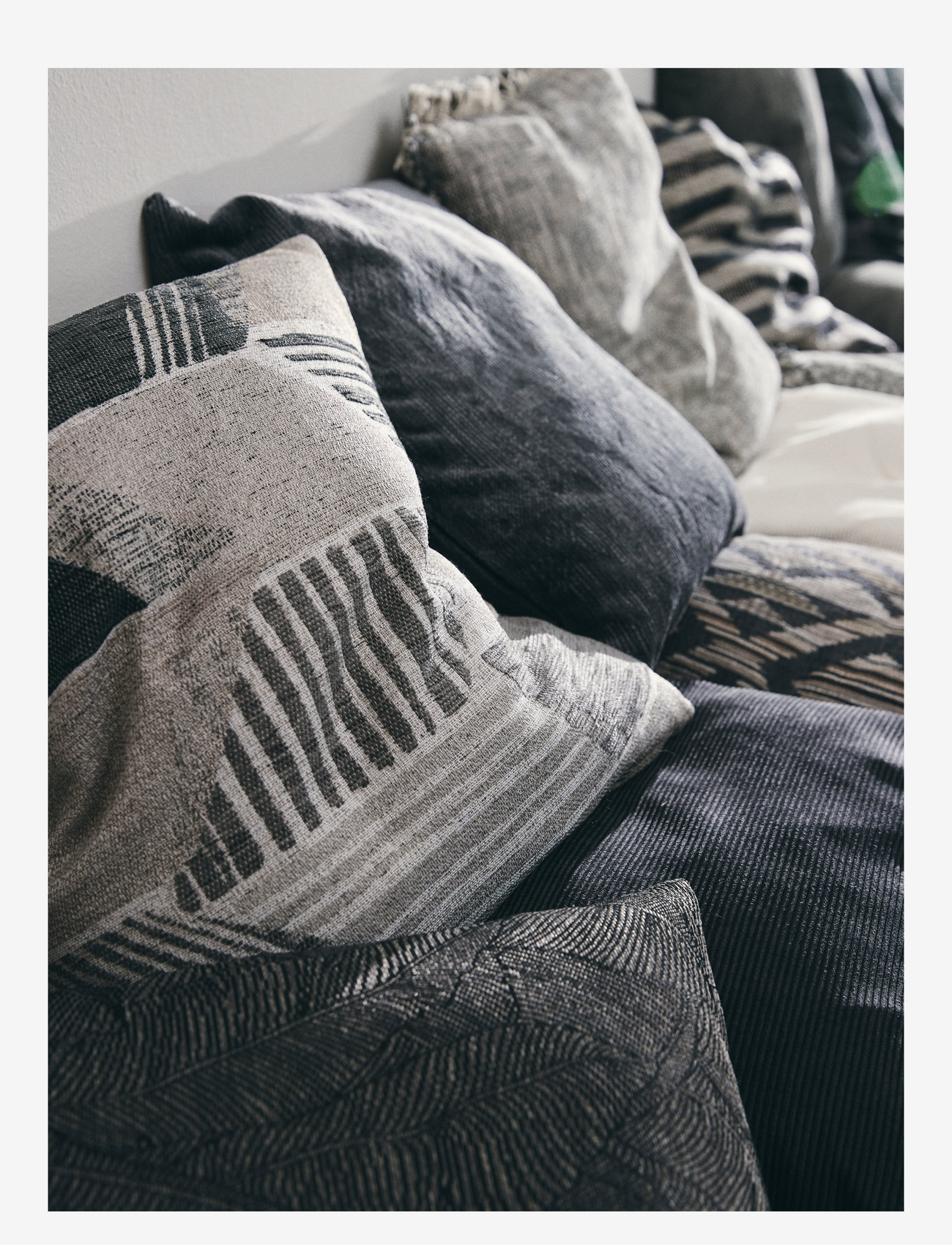 compliments - Ida 45x45 cm 2-pack - pagalvėlių užvalkalai - grey - 1