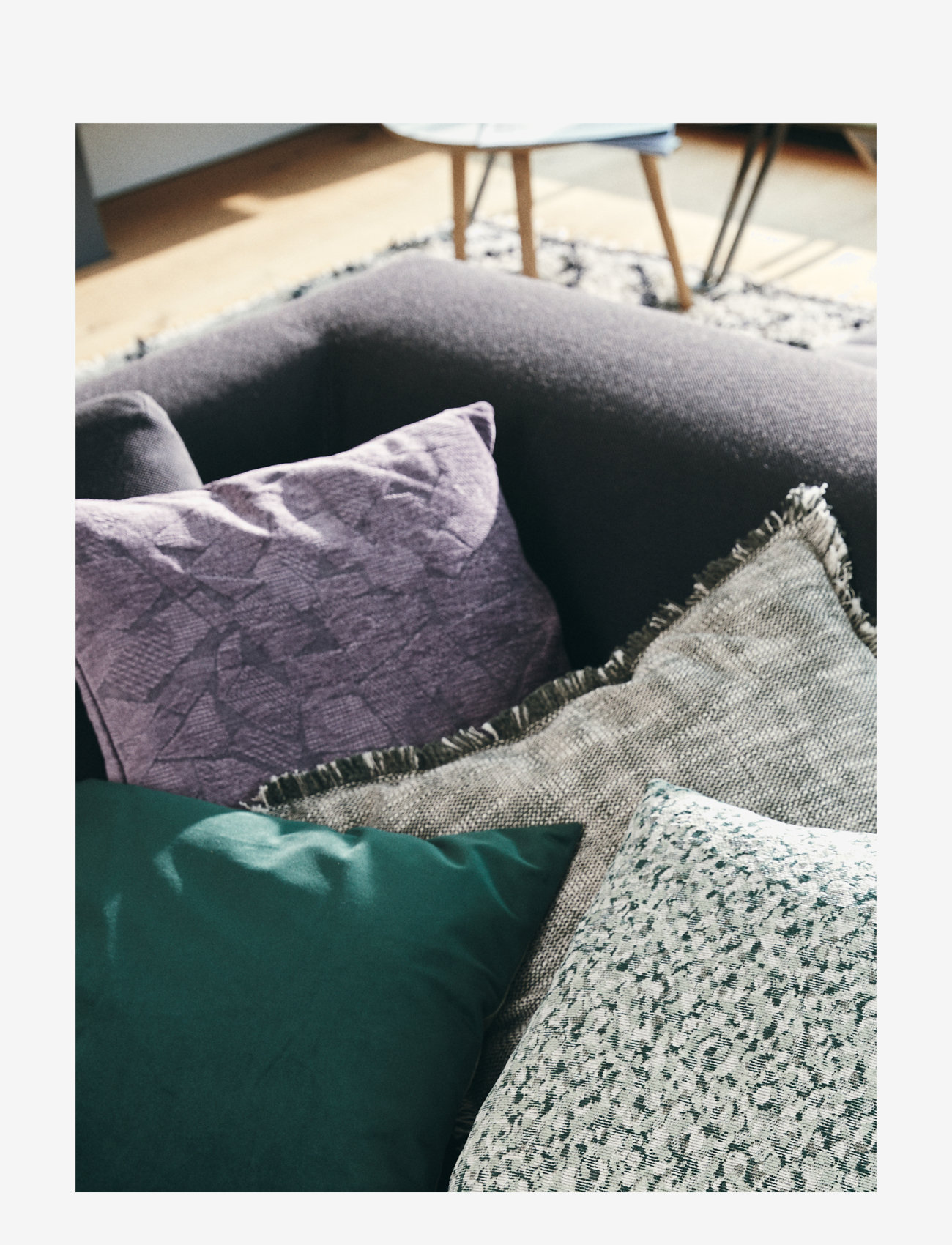 compliments - Vilma 45x45 cm 2-pack - pagalvėlių užvalkalai - lavender - 1