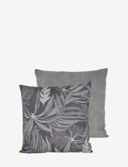 compliments - Honolulu 50x50 cm 2-pack - dekoratīvas spilvendrānas - dark grey - 0