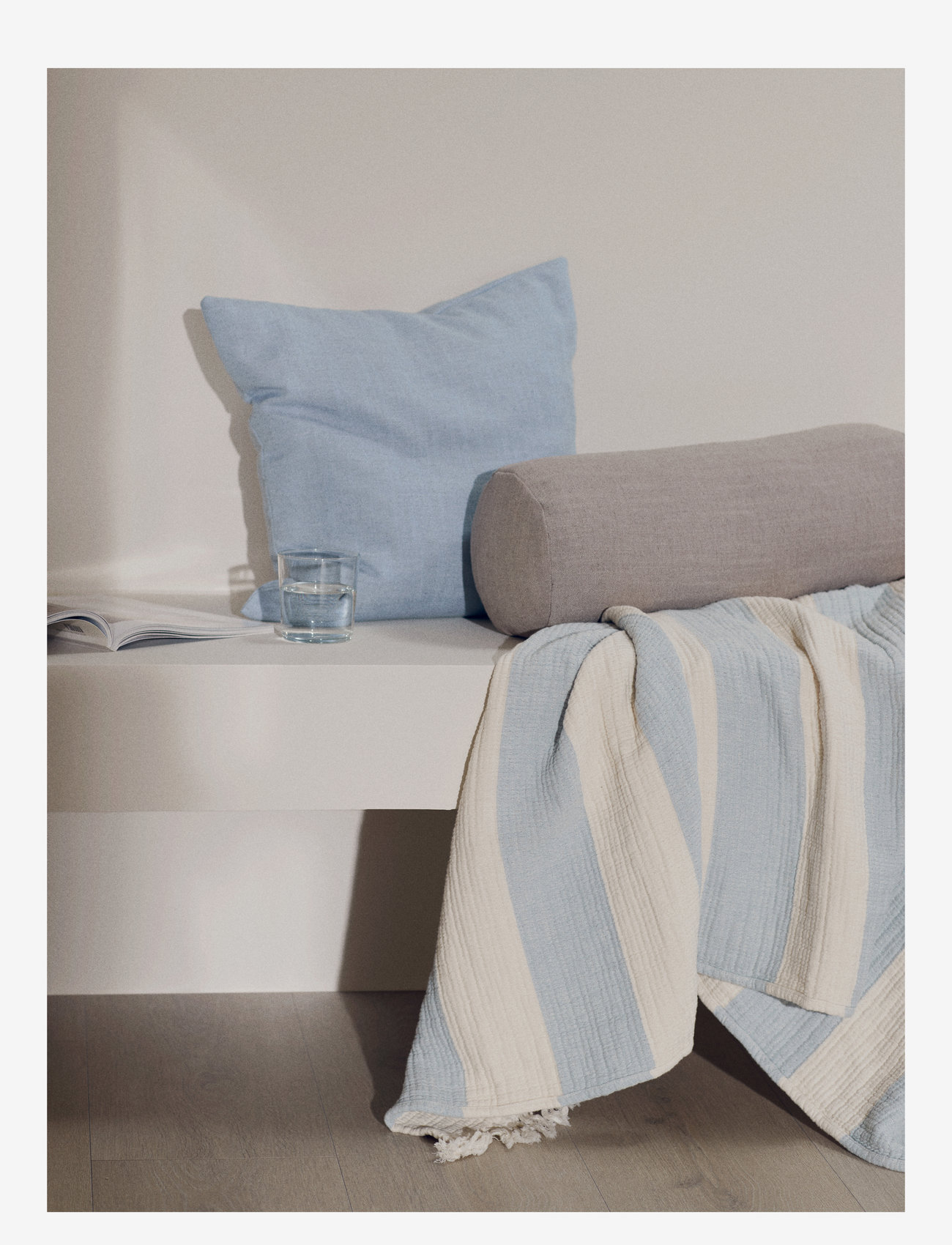compliments - Marrakech 50x50 cm - kissen - light blue - 2