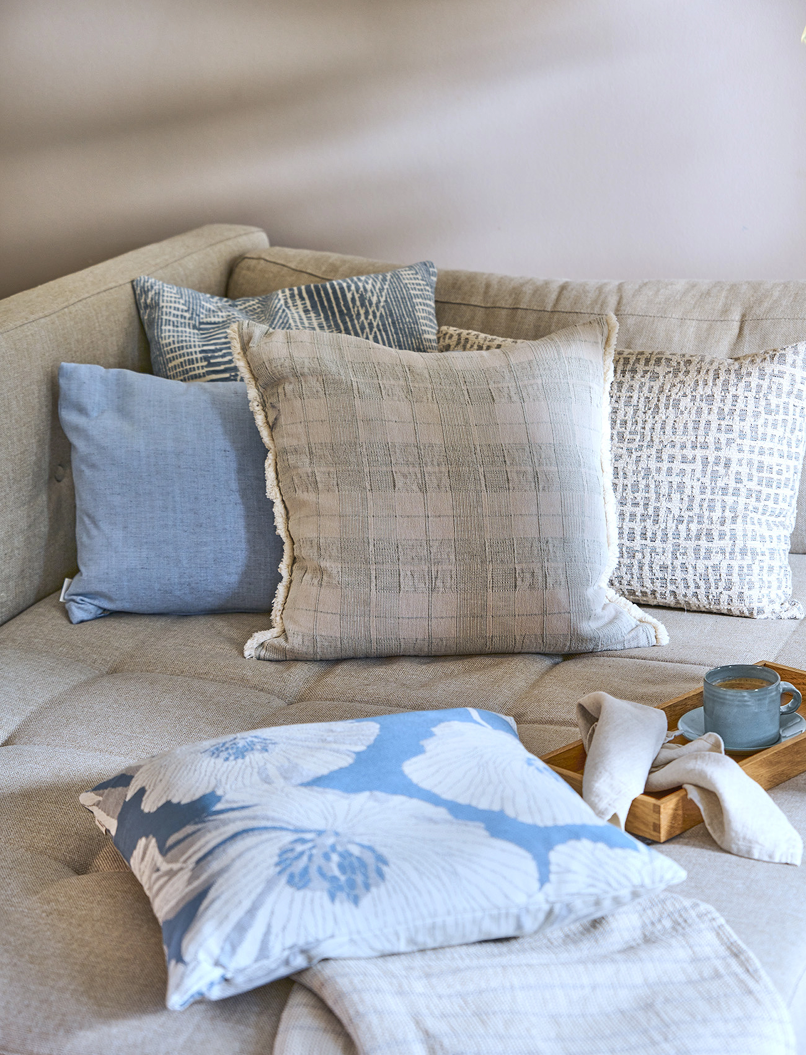 compliments Marrakech 50X50 cm, 50X50 cm, Blue, Puder & Tæpper > Puder, Unisex