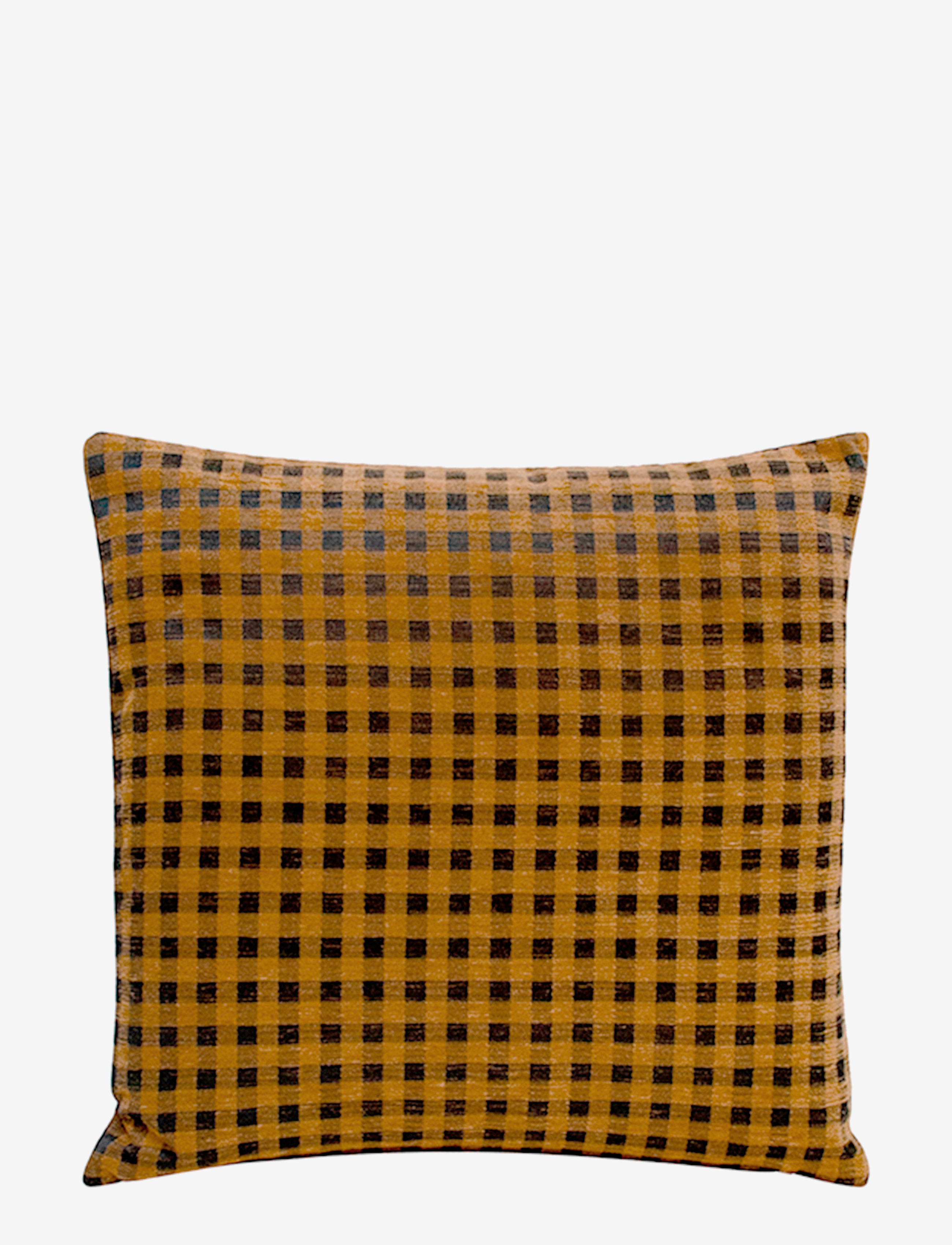 compliments Gingham 50x50 cm - compliments - MUSTARD / yellow