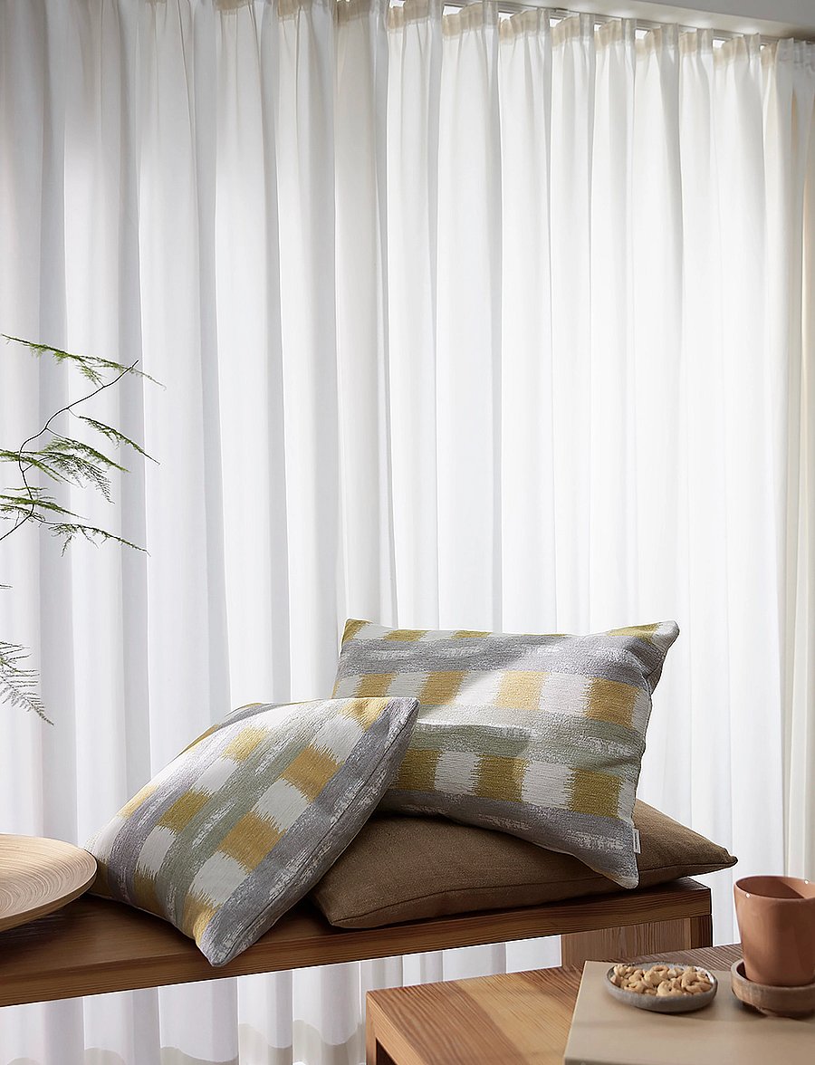 compliments - Ikat - kissen - apple green - 1
