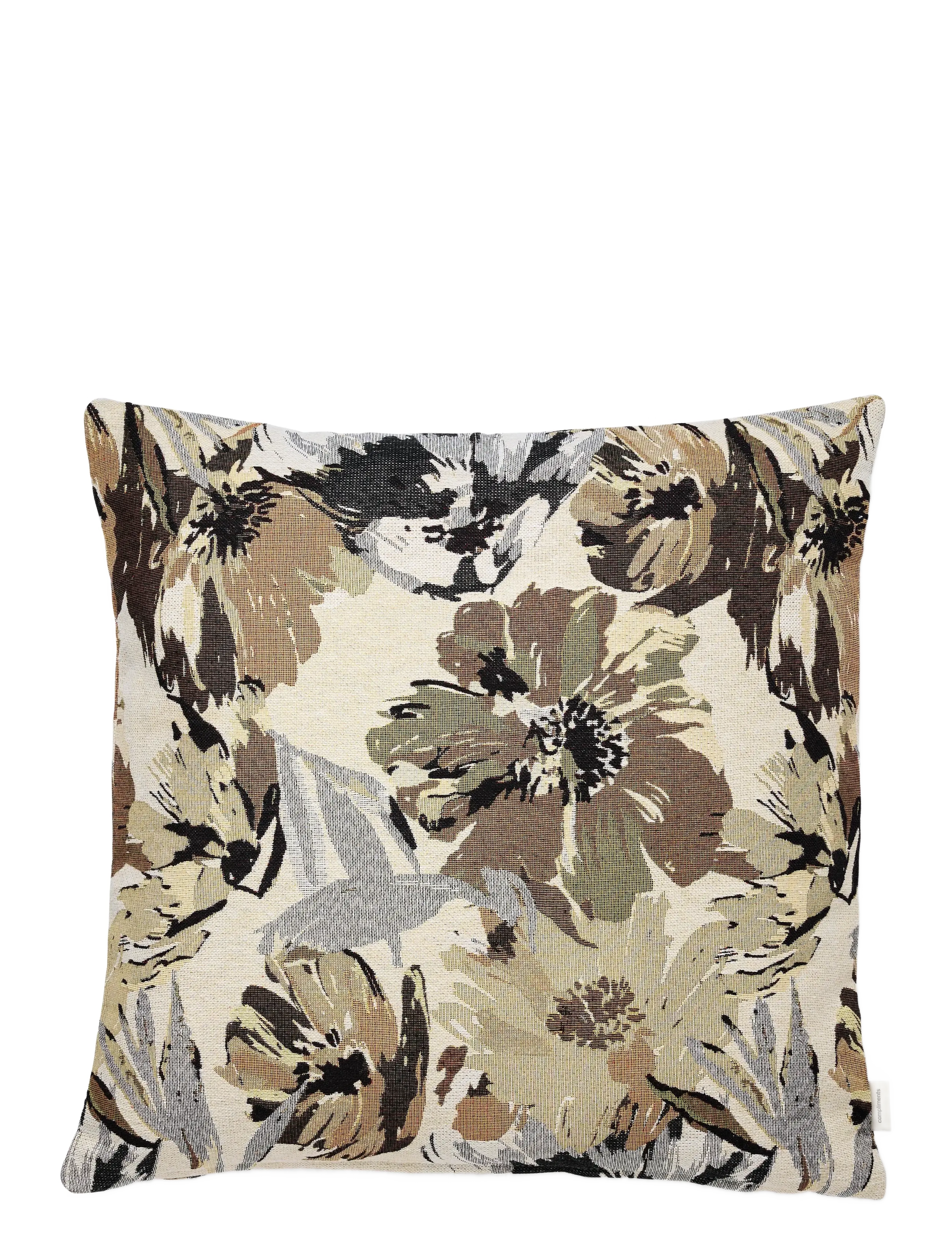 compliments Lilo Cushion, Pudder, Brun, Str: 50X50CM