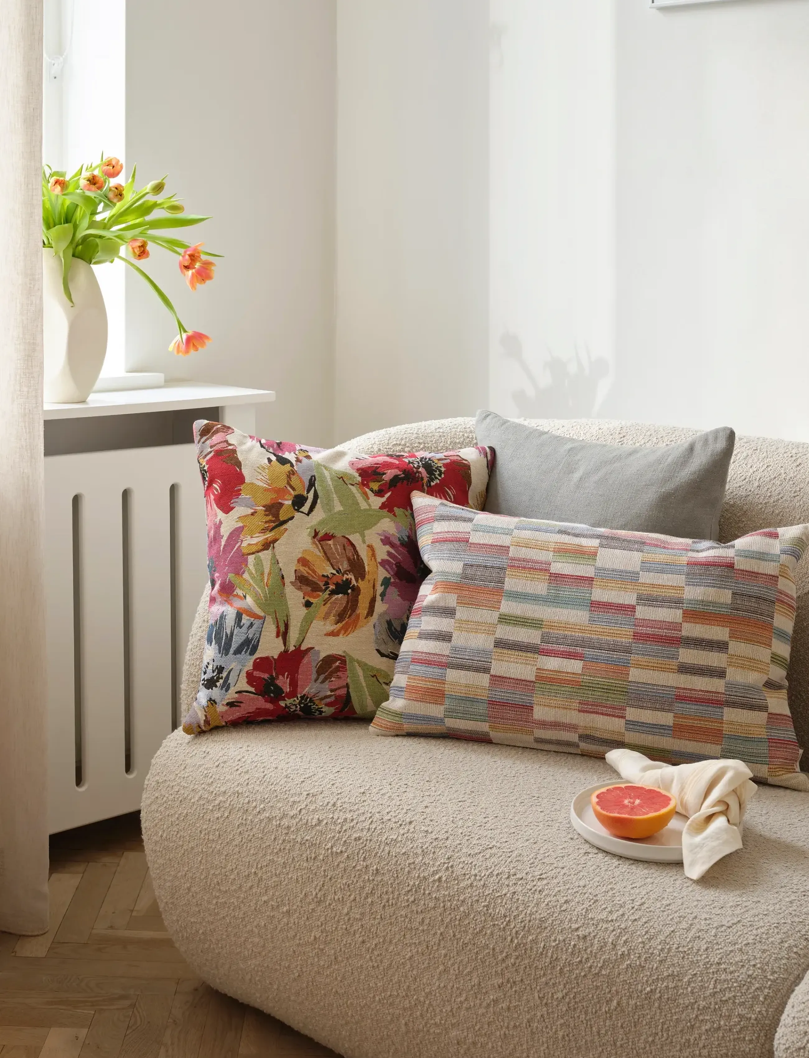 compliments Lilo Cushion, 50X50 cm, Cushions & Blankets, Mehrfarbig/gemustert - Cushions, Homeware