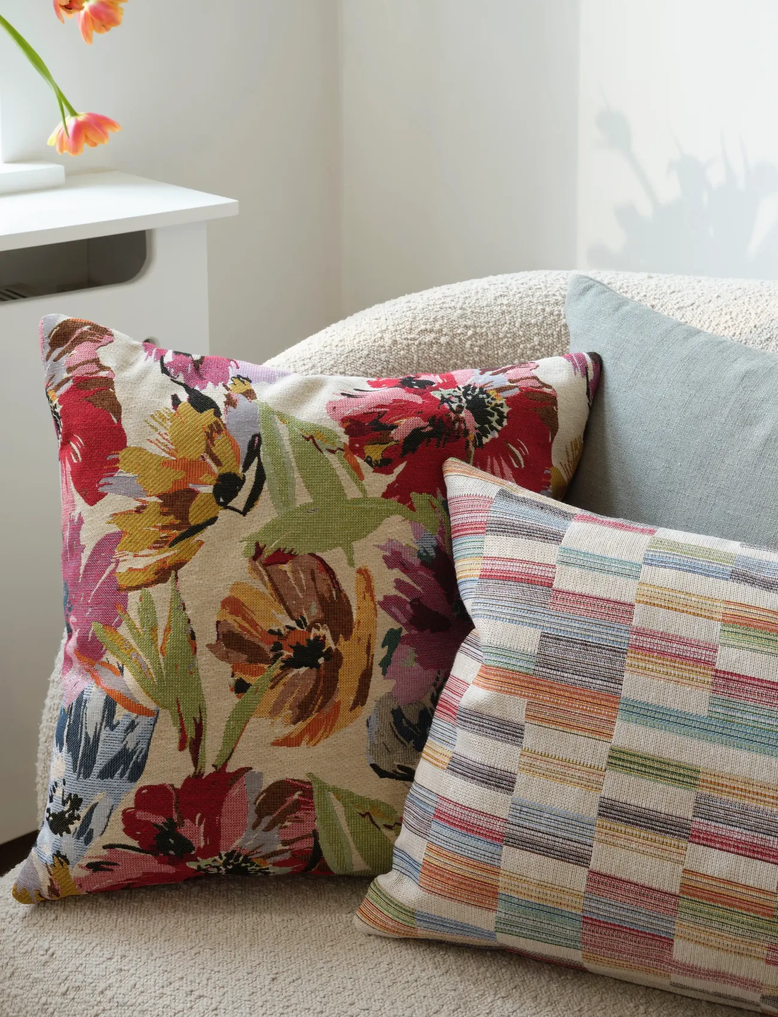compliments - Lilo Cushion - pynteputer - red - 2