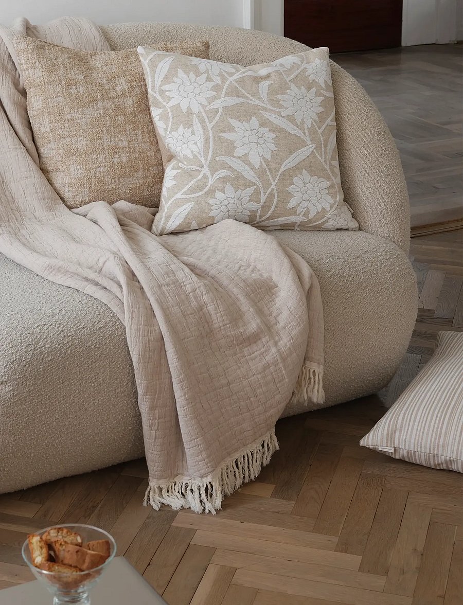 compliments - Nora Cushion - kissen - sand - 1