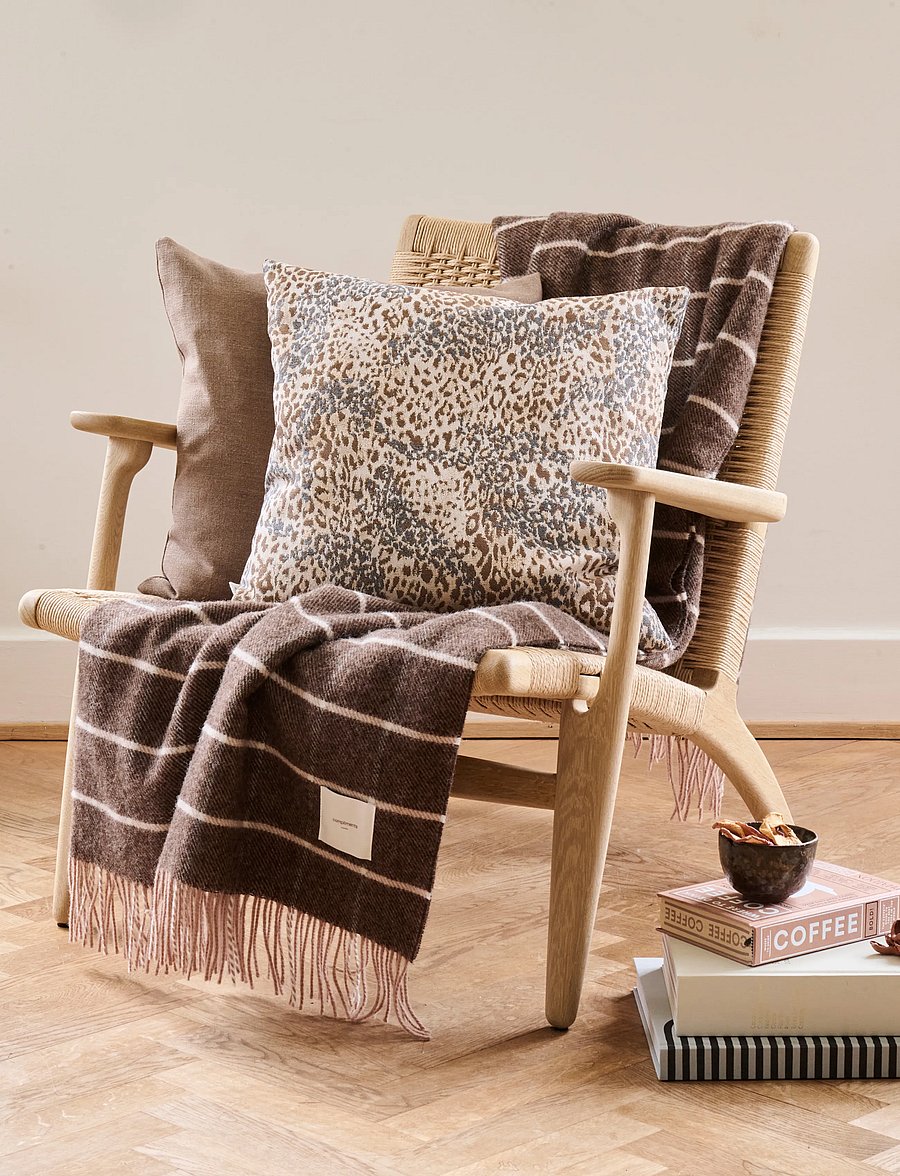 compliments - Leo cushion - kissen - brown - 1