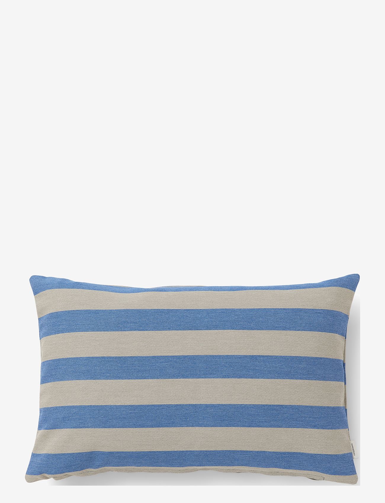 compliments - Outdoor Stripe Cushion - kissen - blue - 0
