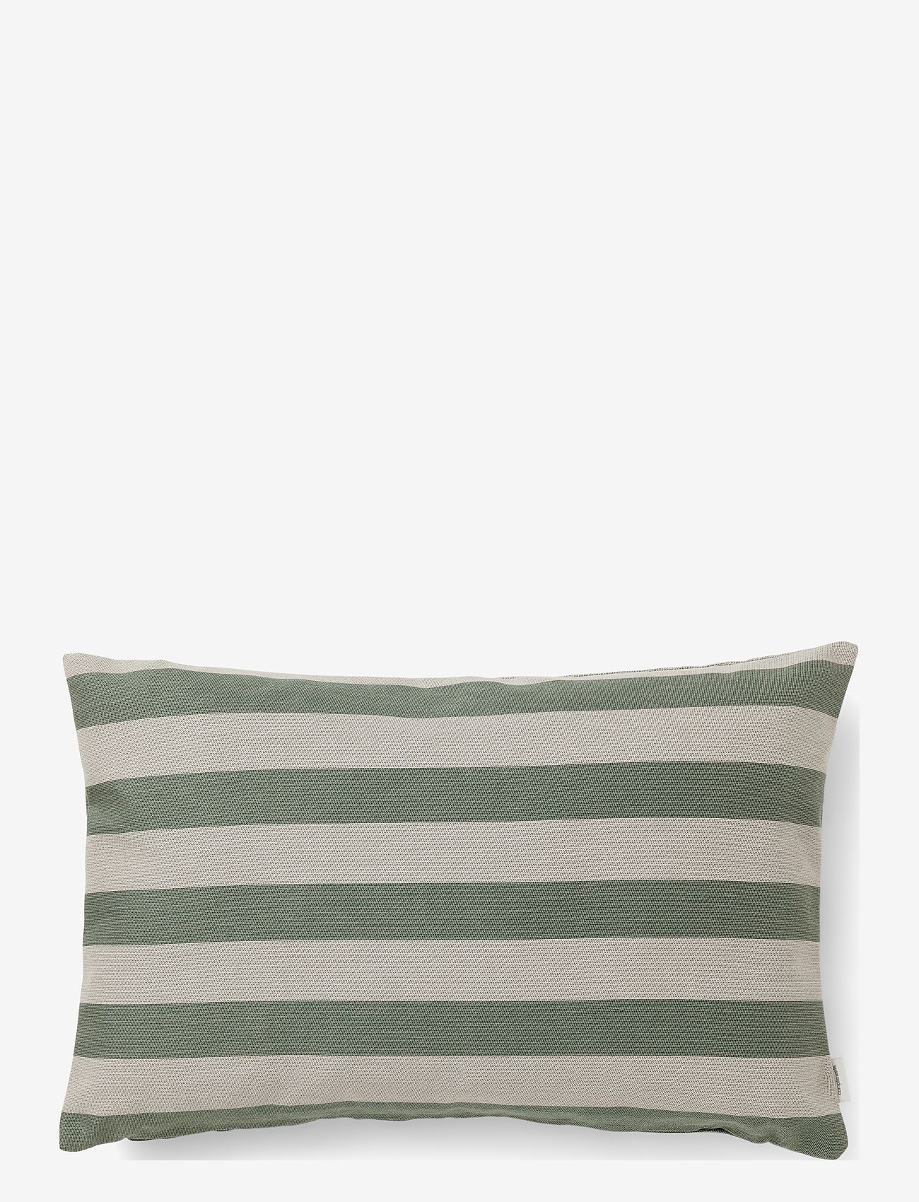 compliments - Outdoor Stripe Cushion - julegaver under 500kr - green - 0