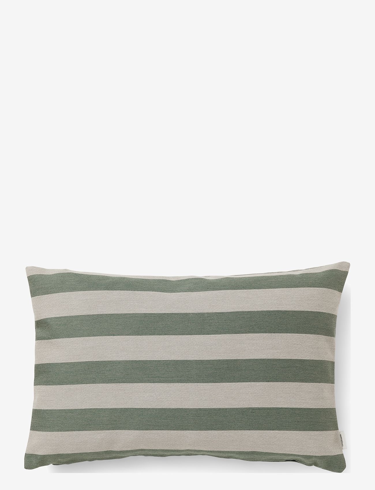 compliments - Outdoor Stripe Cushion - kussens - green - 0