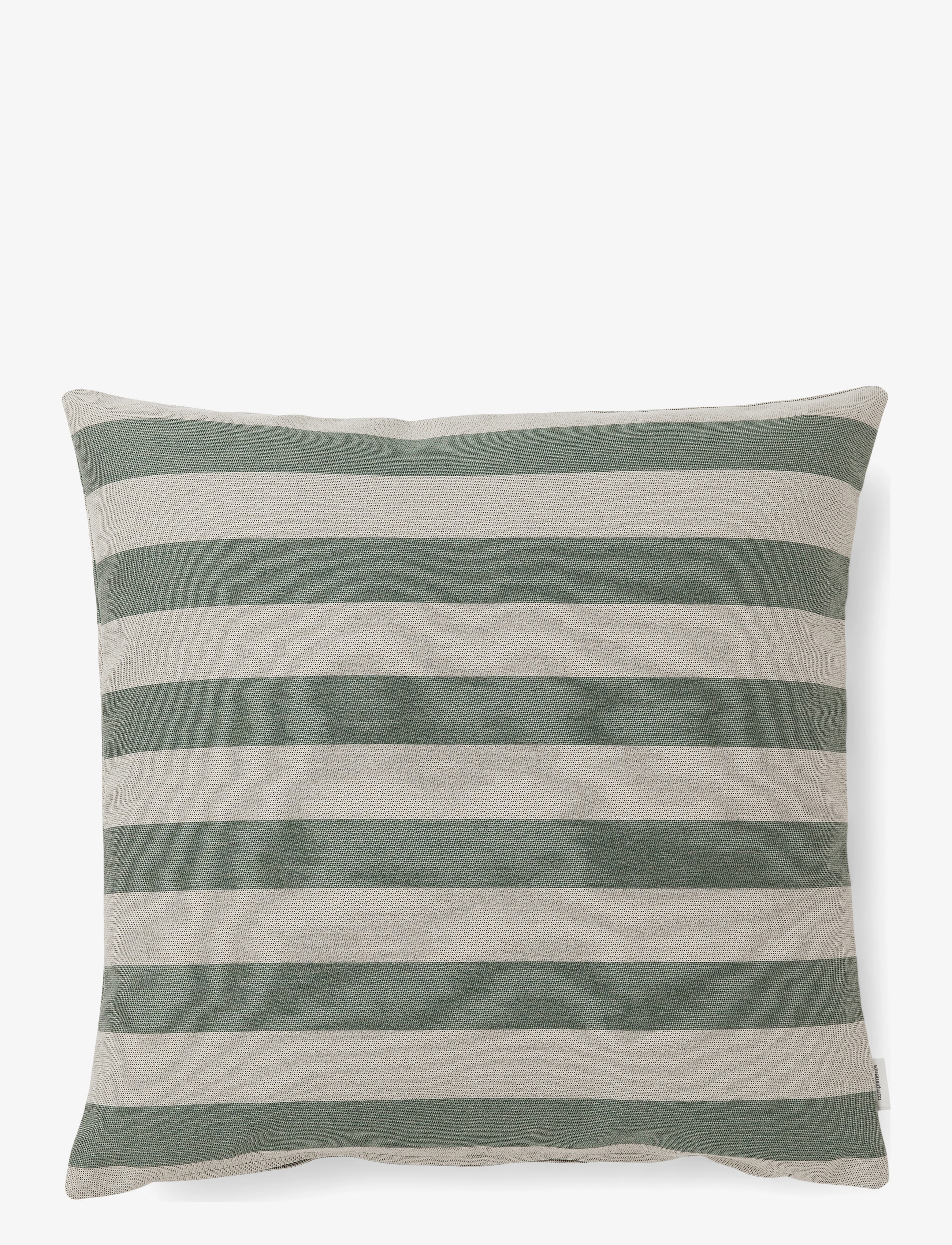 compliments Outdoor Stripe Cushion - Kuddar & kuddfodral - GREEN / green