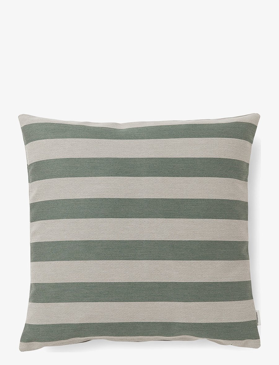 compliments - Outdoor Stripe Cushion - kissen - green - 1