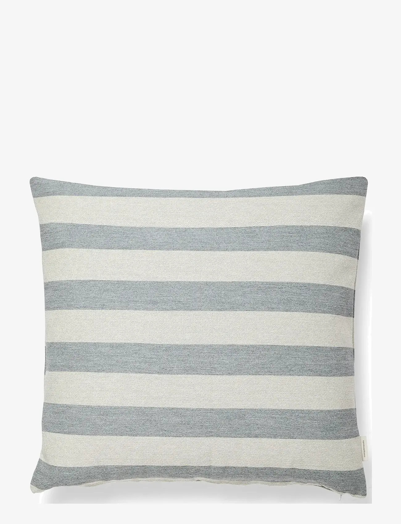 compliments - Outdoor Stripe Cushion - pyntepuder - grey - 1