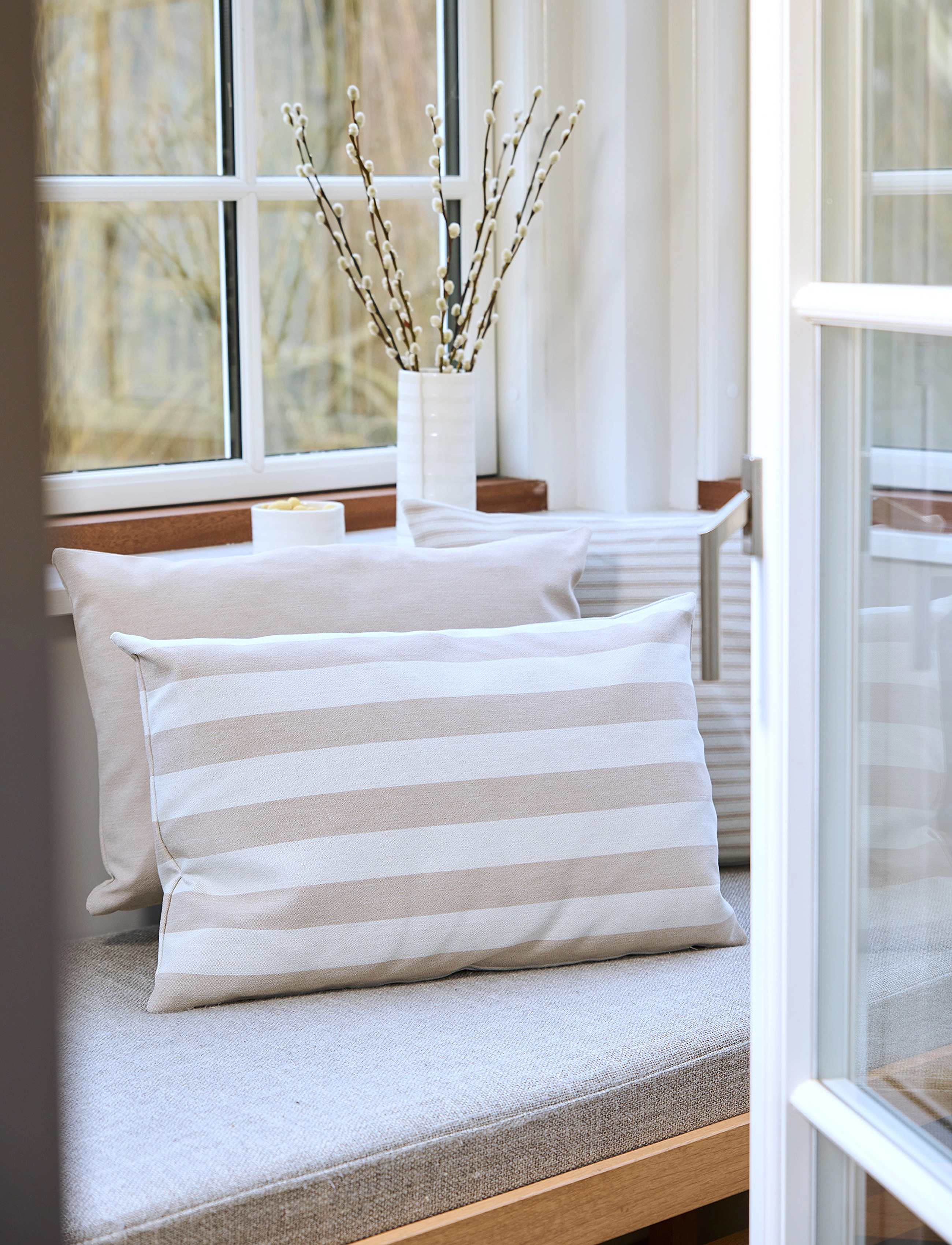 compliments Outdoor Basic Cushion, 40X60 cm, Grey, Puder & Tæpper > Puder, Unisex
