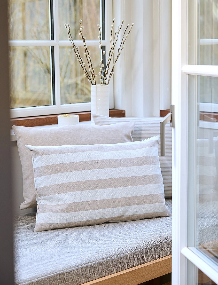 compliments - Outdoor Basic Cushion - kissen - sand - 0