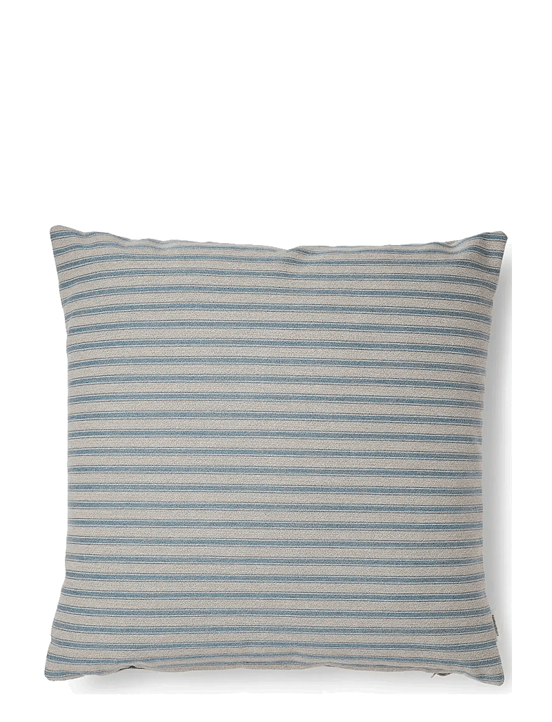 compliments - Outdoor Fine Stripe Cushion - kissen - dusty blue - 1