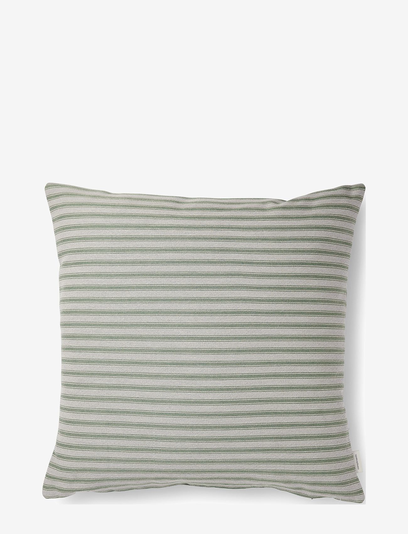 compliments - Outdoor Fine Stripe Cushion - kissen - green - 1