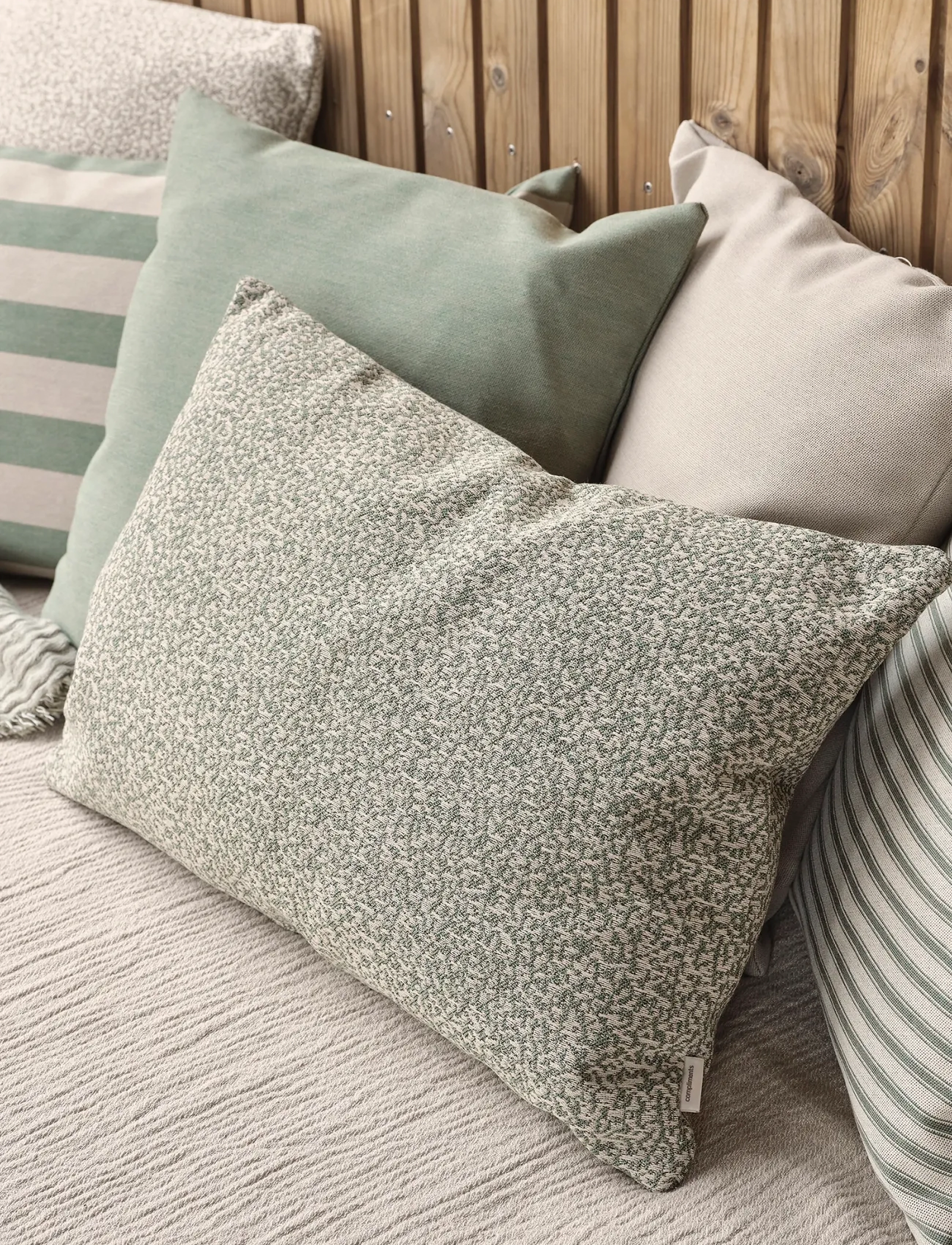 compliments Outdoor Grain, 40X60 cm, Green, Puder & Tæpper > Puder, Unisex