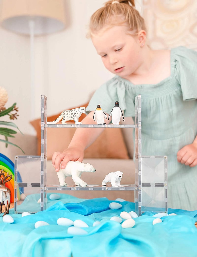 Connetix - Clear Rectangle Pack 12 Pieces - ehituskomplektid - multi coloured - 4