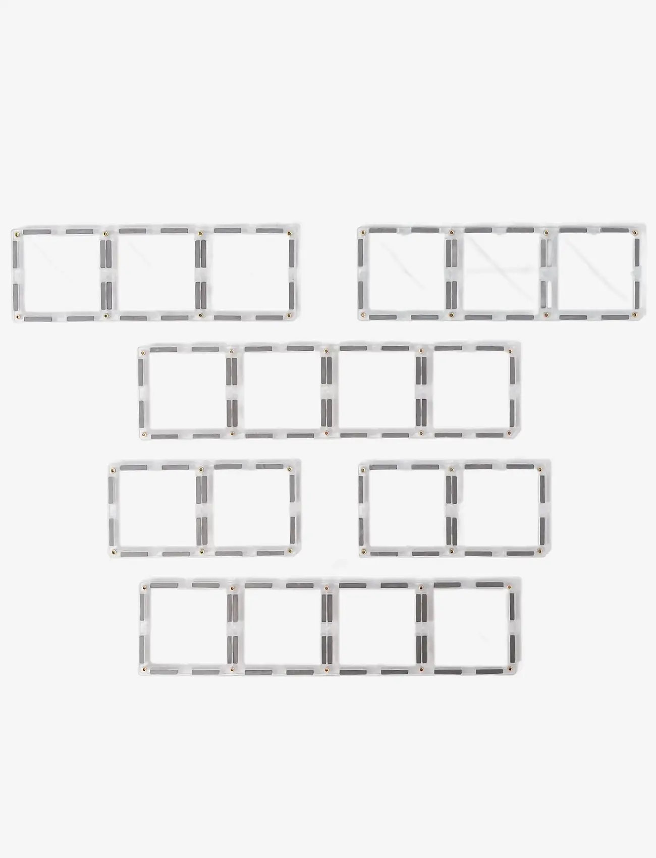 Connetix - Clear Rectangle Pack 12 Pieces - byggesæt - multi coloured - 3