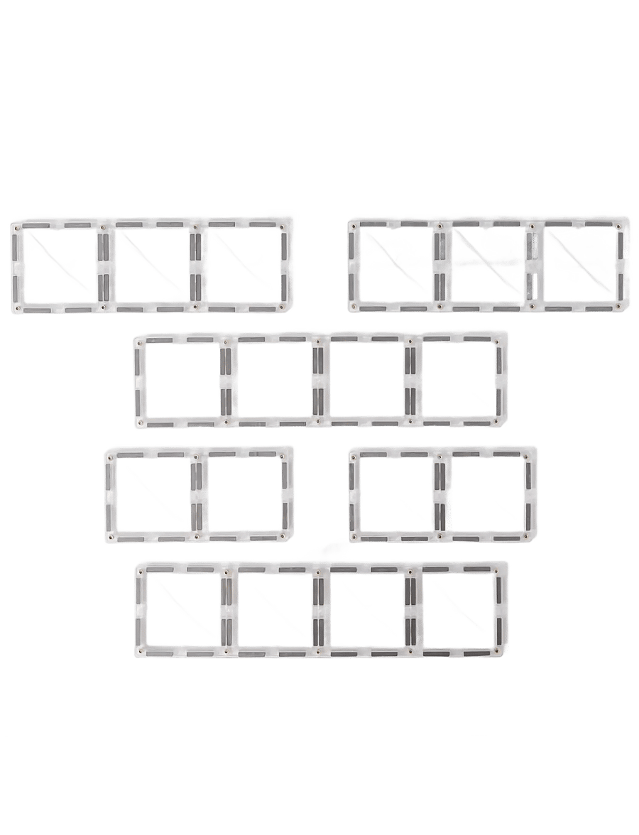 Connetix - Clear Rectangle Pack 12 Pieces - baukästen - multi coloured - 2