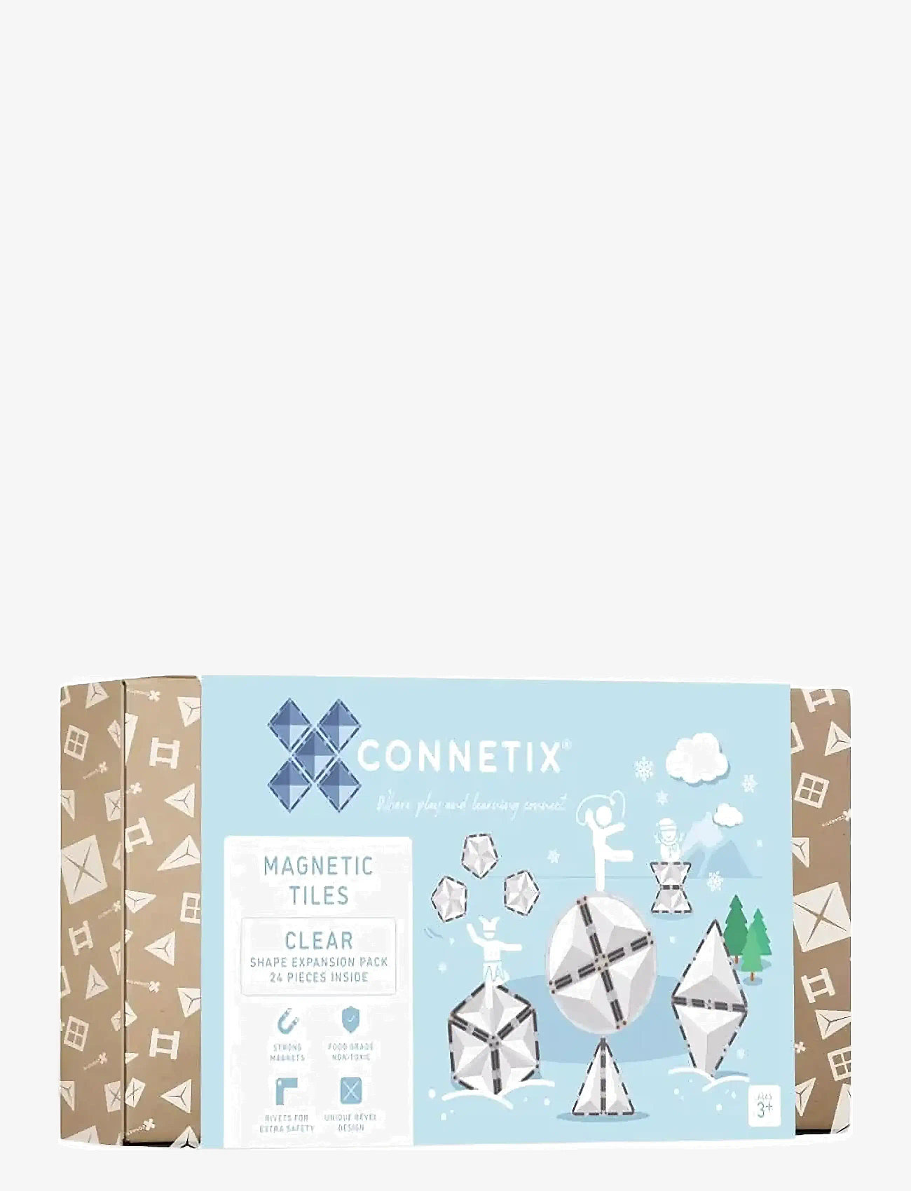 Connetix - Clear Shape Expansion Pack 24 Pieces - multi coloured - 1