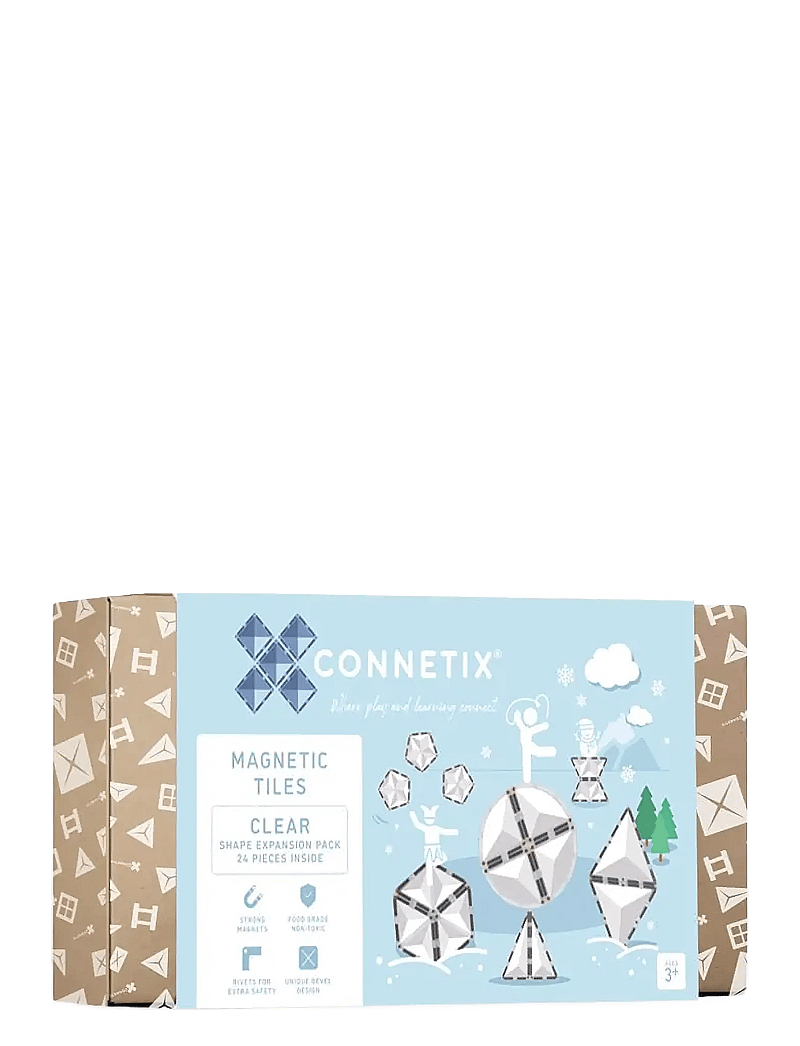 Connetix - Clear Shape Expansion Pack 24 Pieces - baukästen - multi coloured - 0