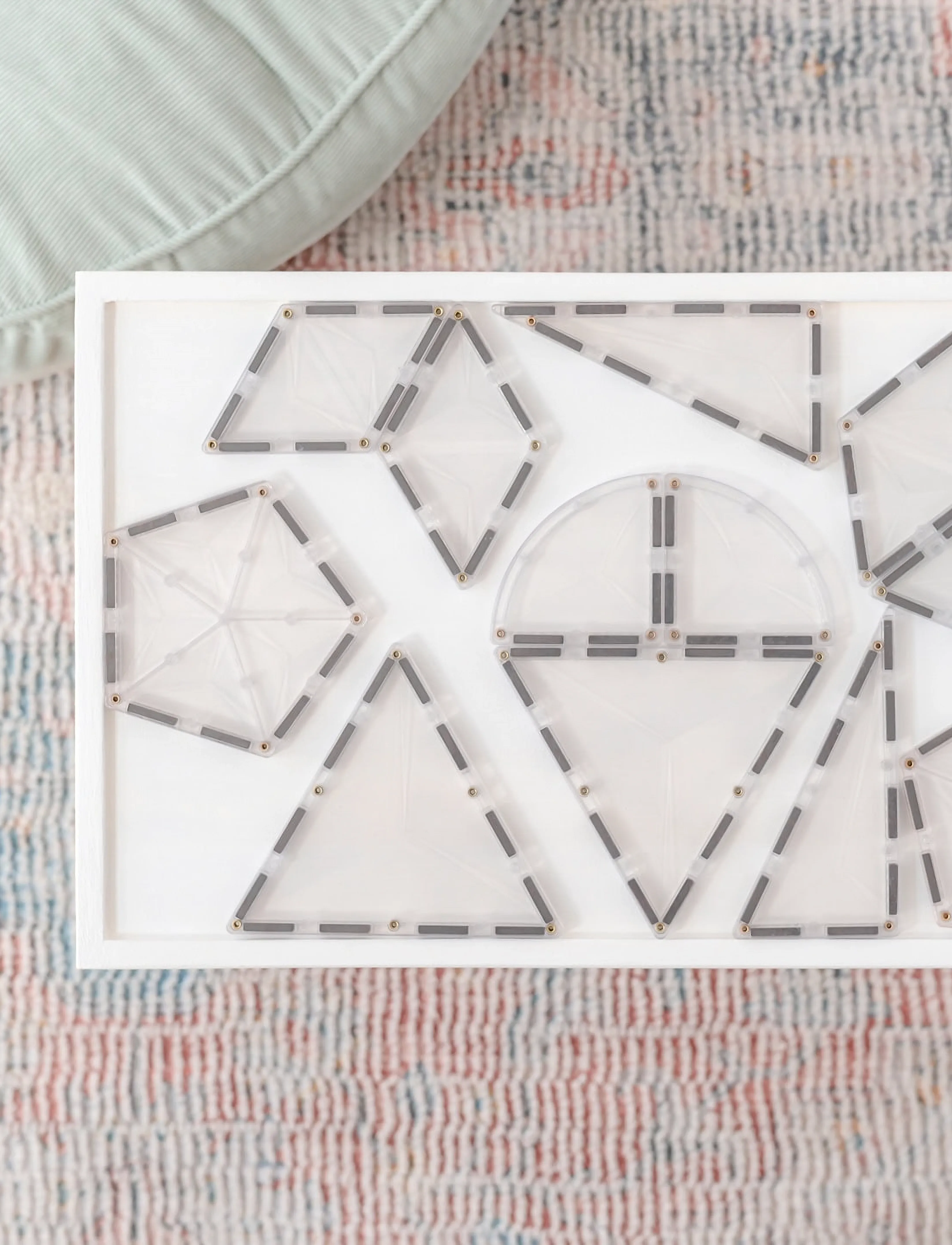 Connetix Clear Shape Expansion Pack 24 Pieces, Building Sæt, Multi/mønstret, Str: ONE SIZE