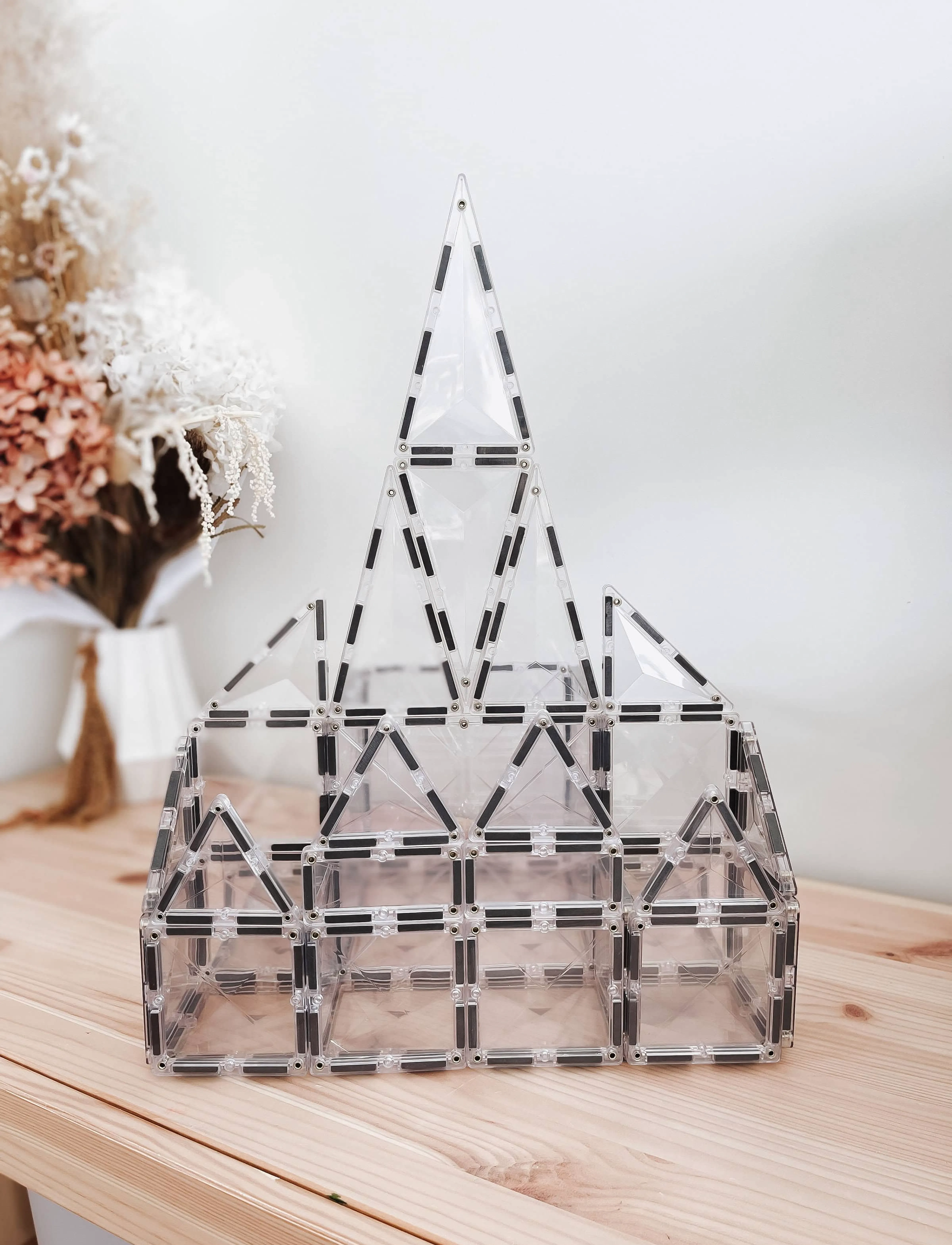 Connetix - Clear Starter Pack 34 Pieces - multi coloured - 3