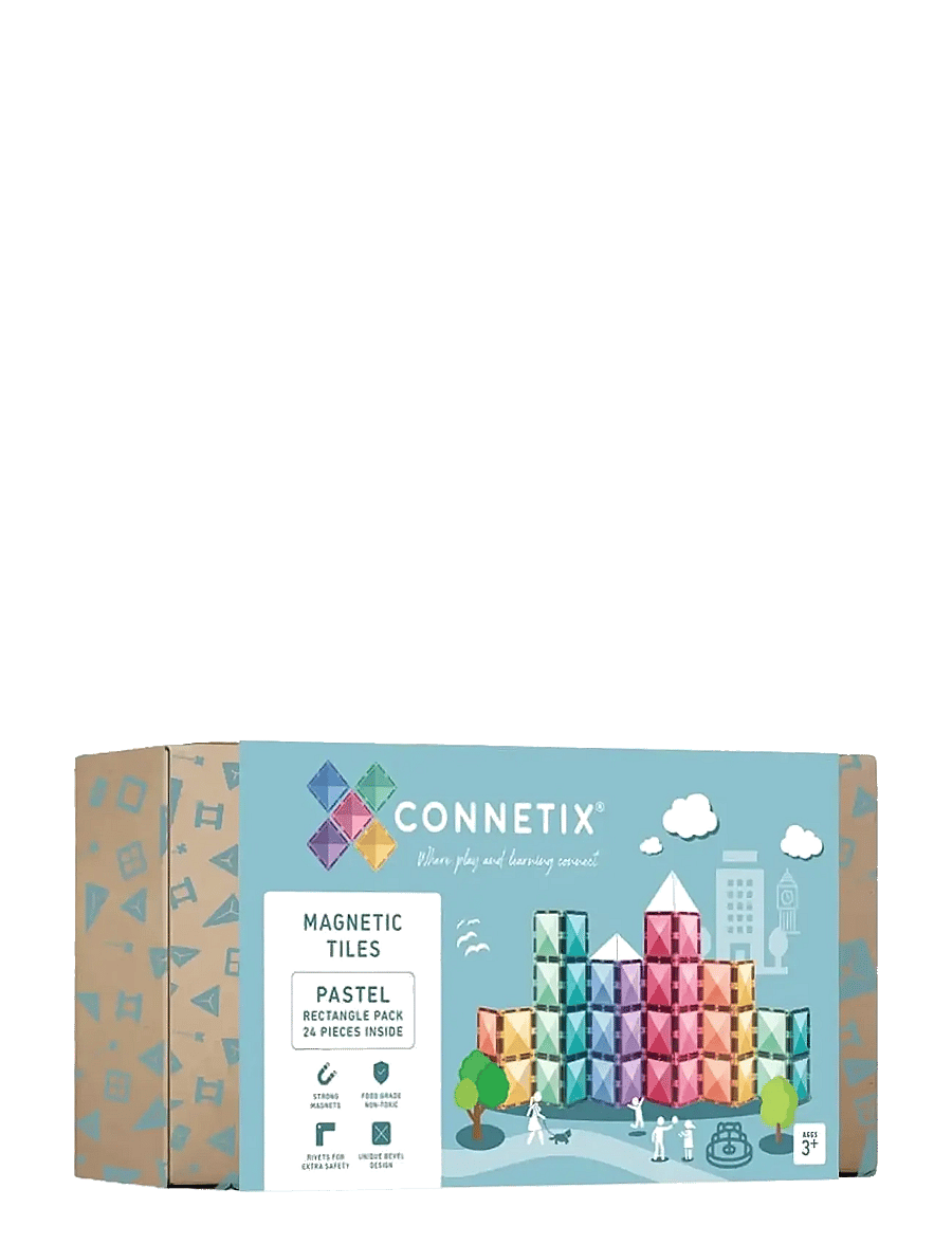 Connetix - Pastel Rectangle Pack 24 Pieces - multi coloured - 1