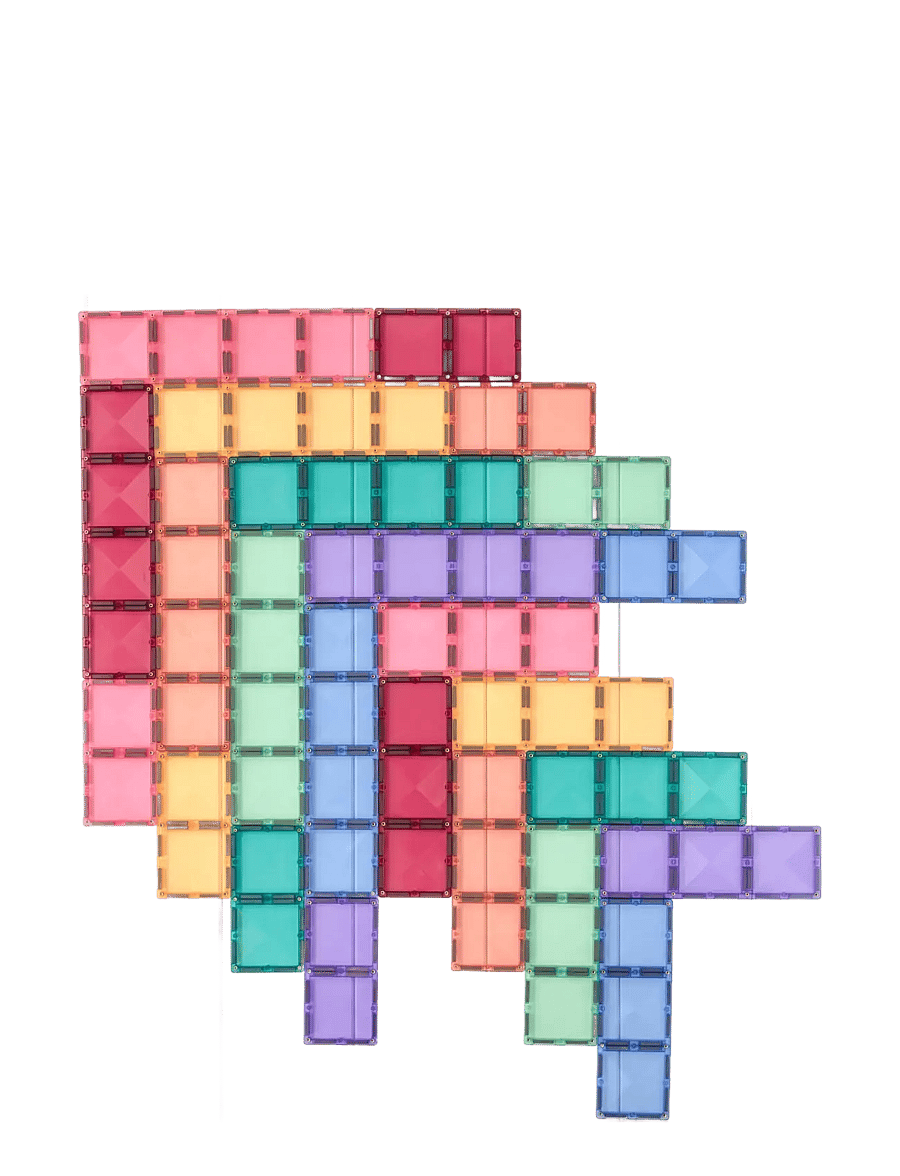 Connetix - Pastel Rectangle Pack 24 Pieces - multi coloured - 3