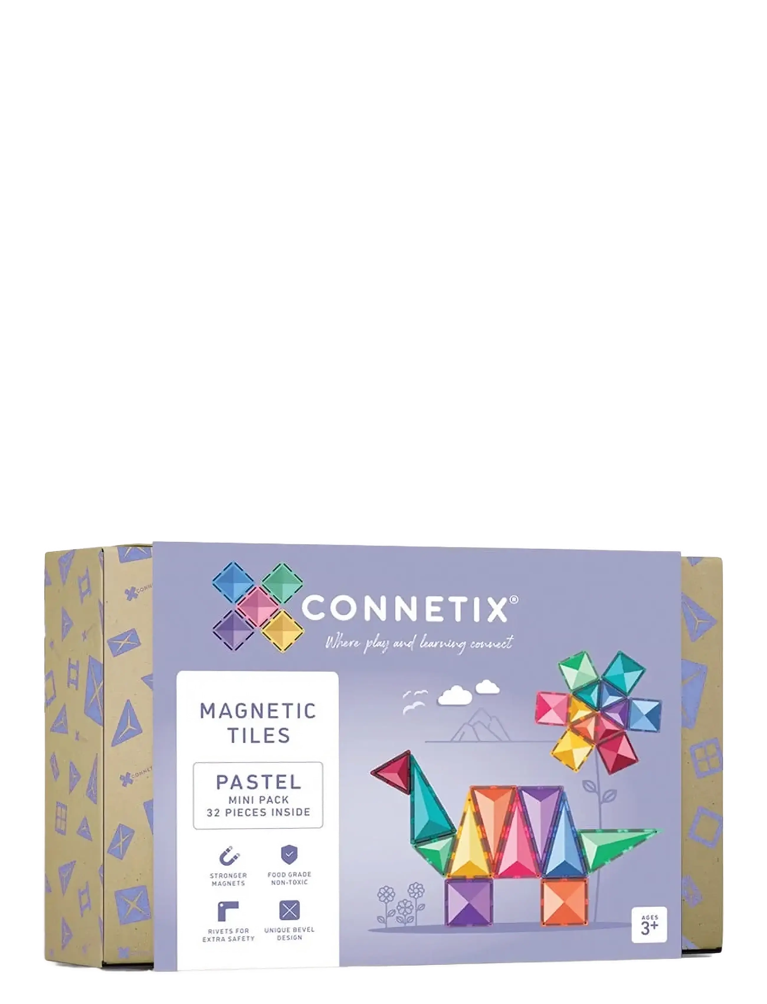 Connetix Pastel Mini Pack 32 Pieces - Byggklossar & Byggsatser - MULTI COLOURED / multi