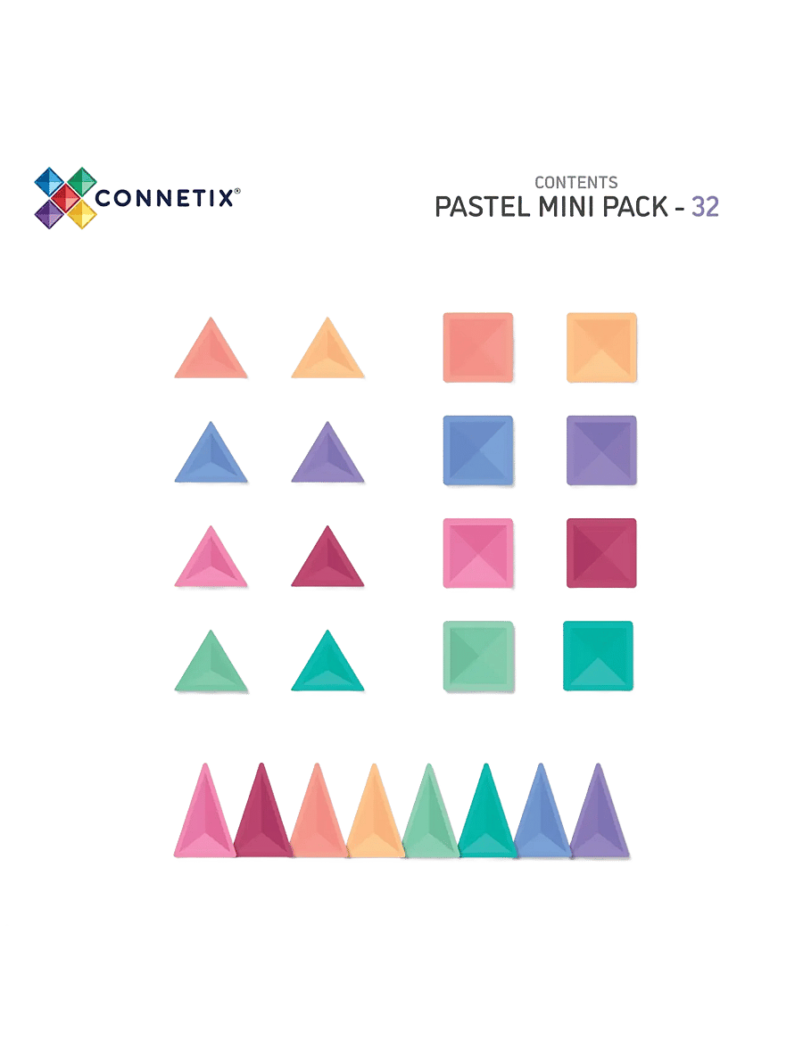 Connetix - Pastel Mini Pack 32 Pieces - multi coloured - 2