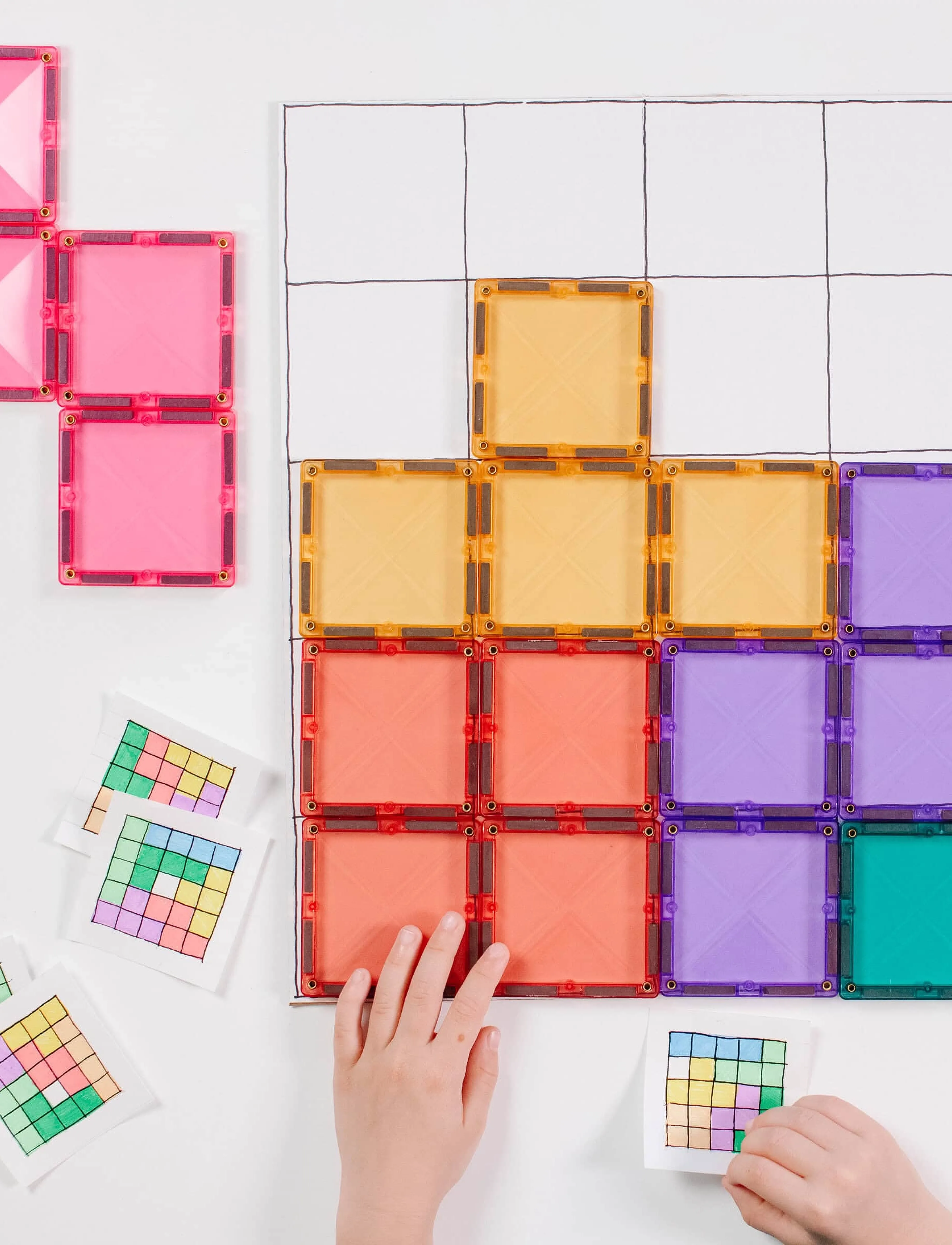 Connetix Pastel Square Pack 40 Pieces, One Size, Building Sets & Blocks, Mehrfarbig/gemustert - Sets, Kinder