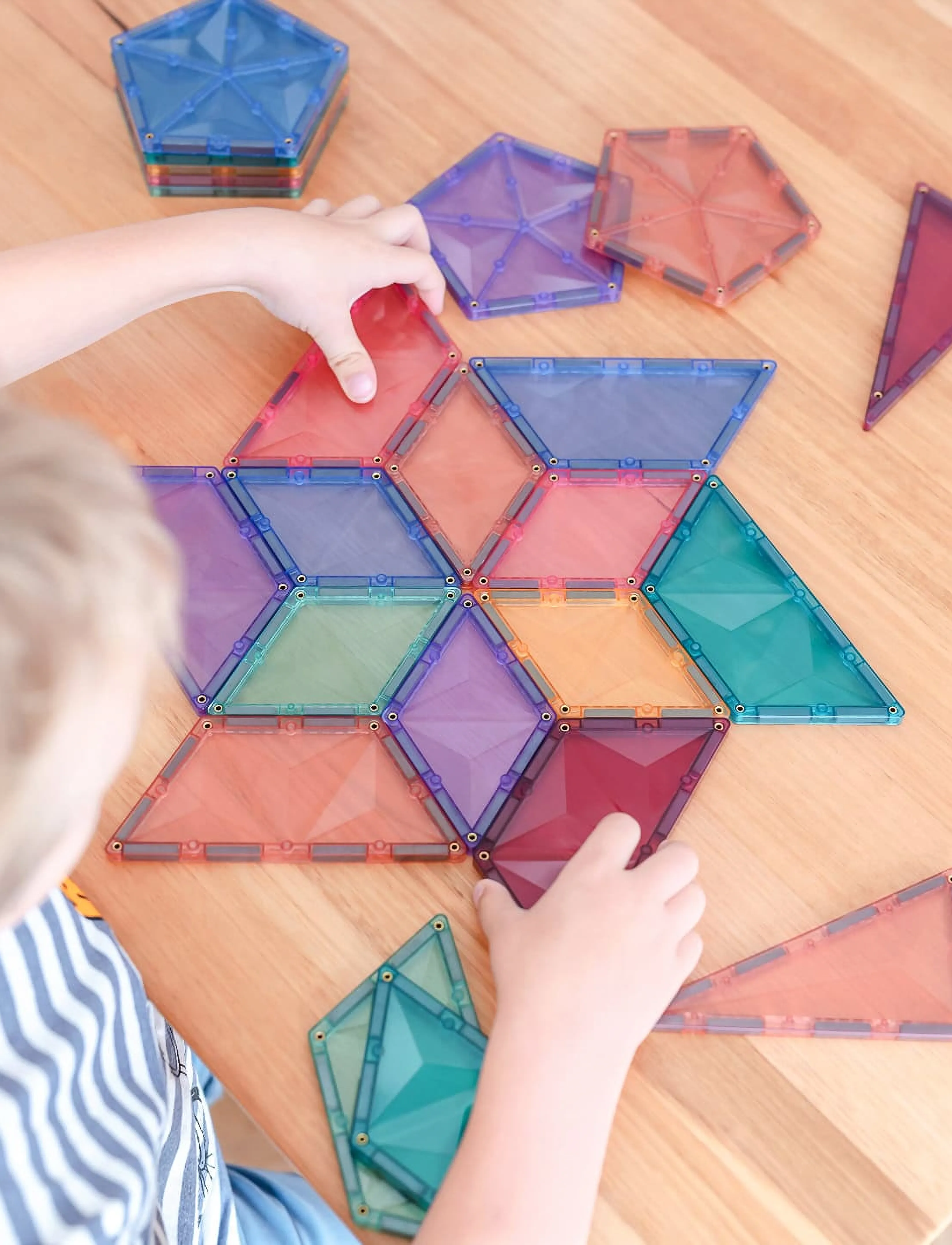Connetix - Pastel Shape Expansion Pack 48 Pieces - multi coloured - 3