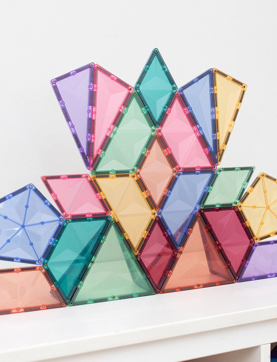 Connetix - Pastel Shape Expansion Pack 48 Pieces - multi coloured - 4
