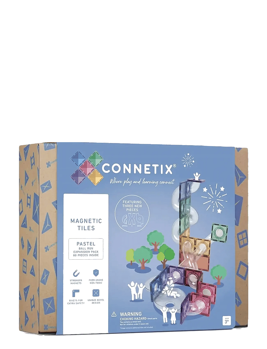 Connetix - Pastel Ball Run Expansion Pack 80 Pieces - baukästen - multi coloured - 1